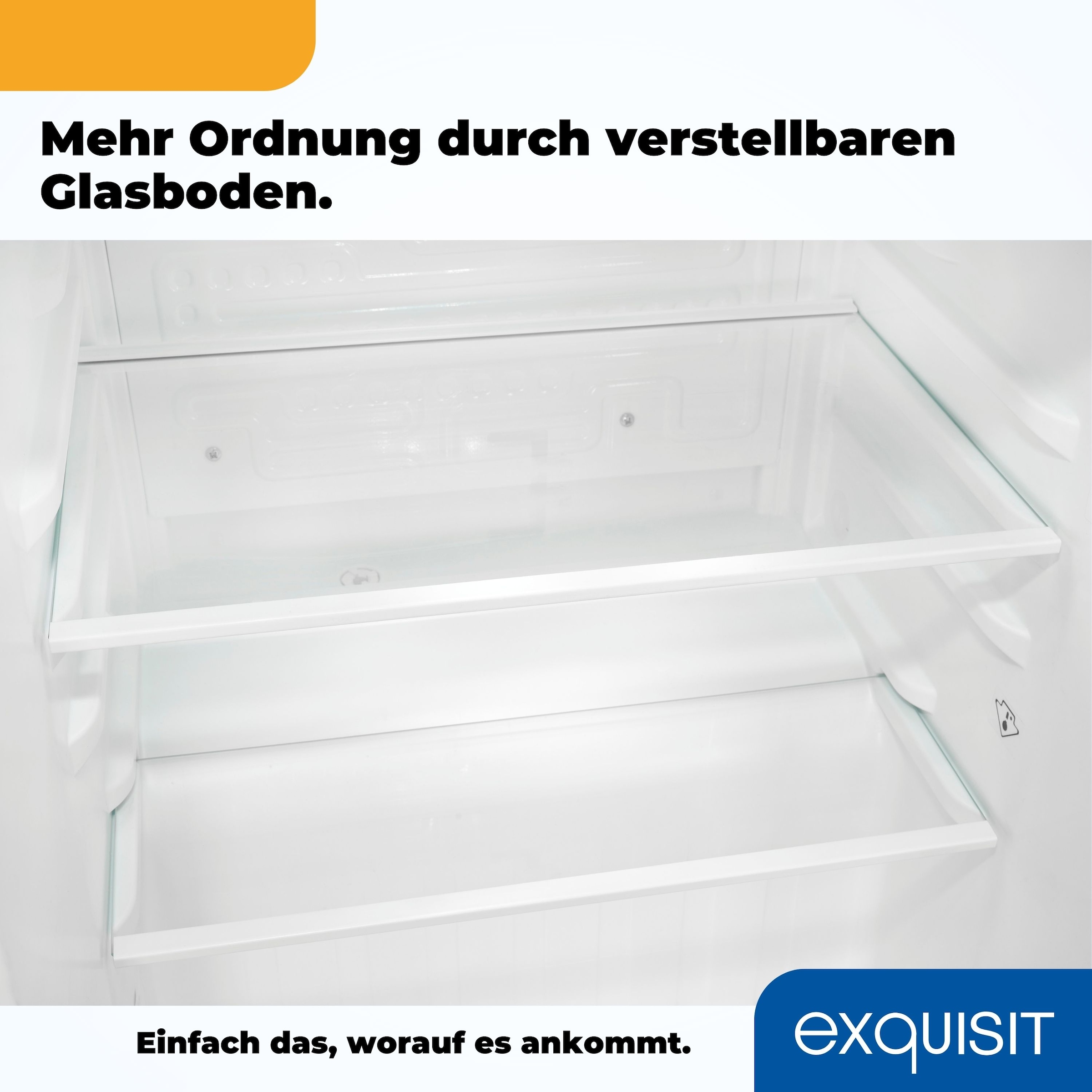 exquisit Kühlschrank »KB60-V-090E weiss«, 52 L Volumen