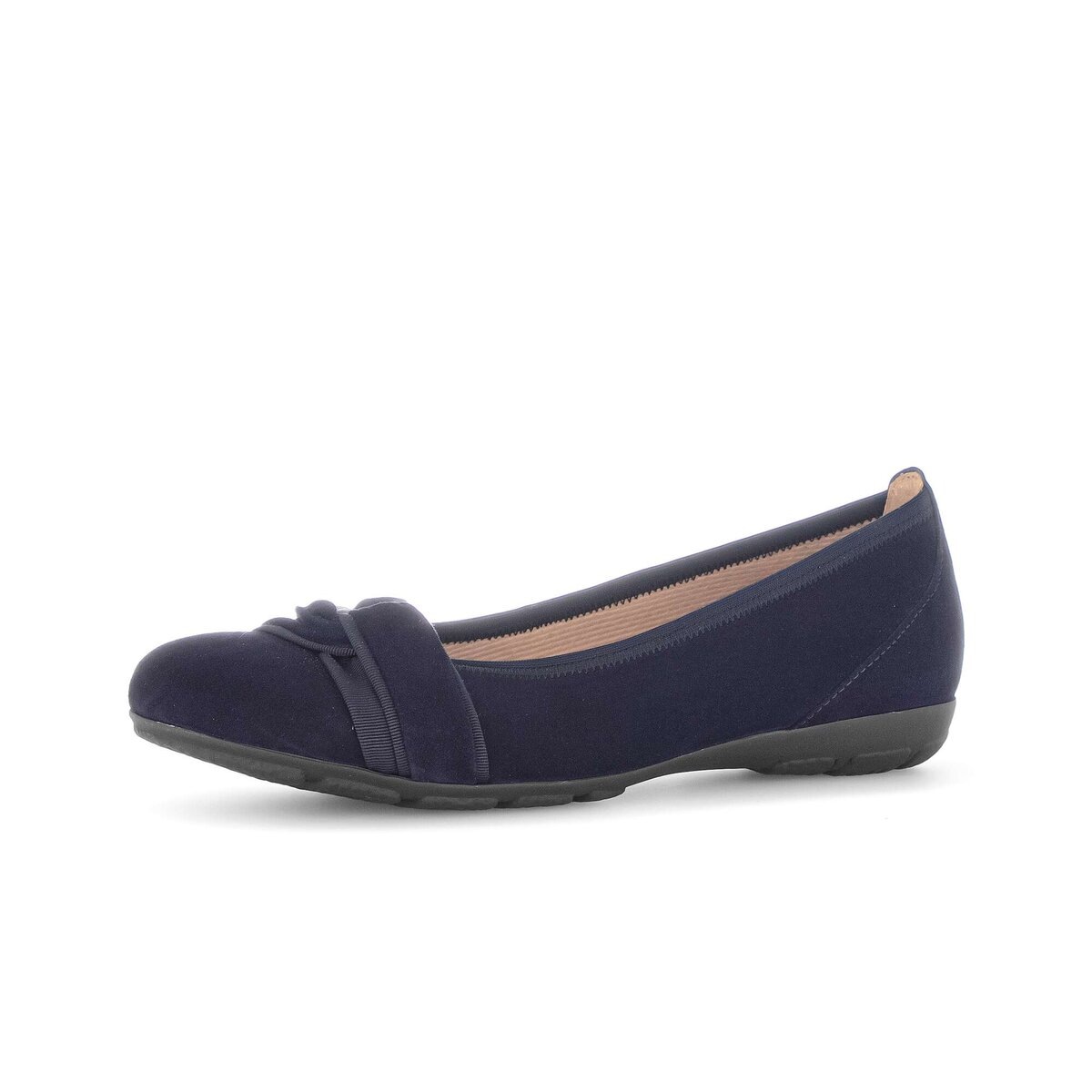 Ballerina GABOR "Sportliche Ballerina", Damen, Gr. 40, blau, Schuhe Ballerina