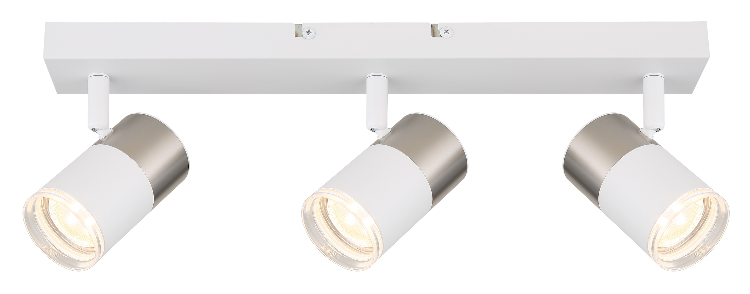 GLOBO LIGHTING Deckenstrahler »BRISBON«, Leuchtmittel GU10 | ohne Leuchtmittel, Deckenspot/weiß/LxBxH: 410x60x120mm/Flur