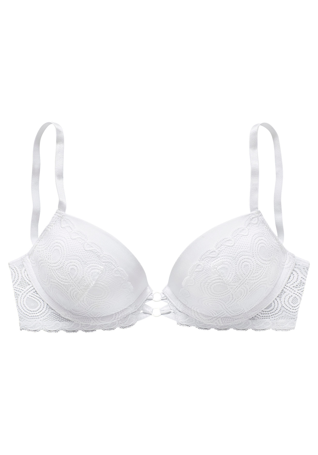 LASCANA Push-up-BH, mit sexy Bänderoptik vorn, Dessous