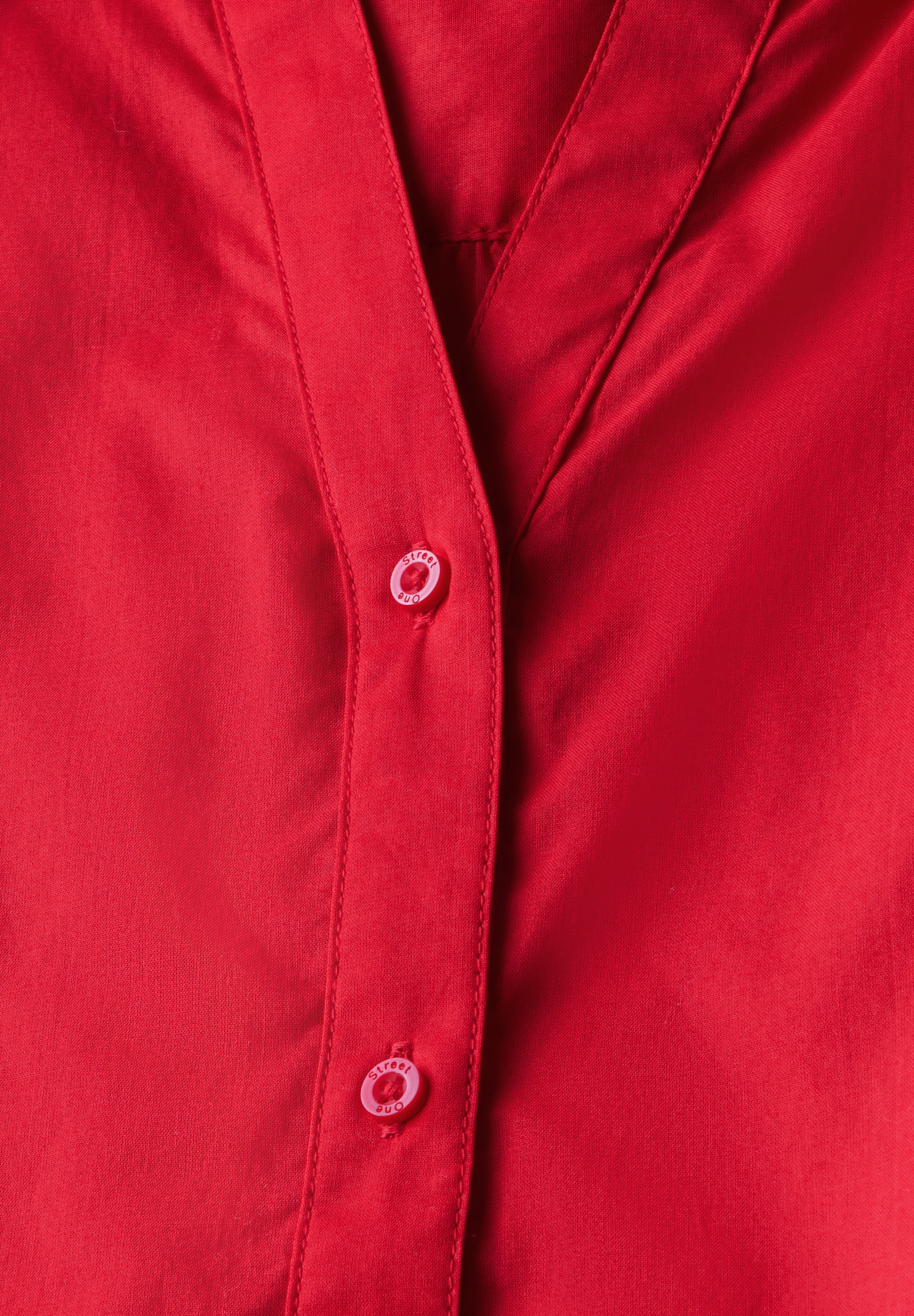 STREET ONE Klassische Bluse, aus reiner Baumwolle