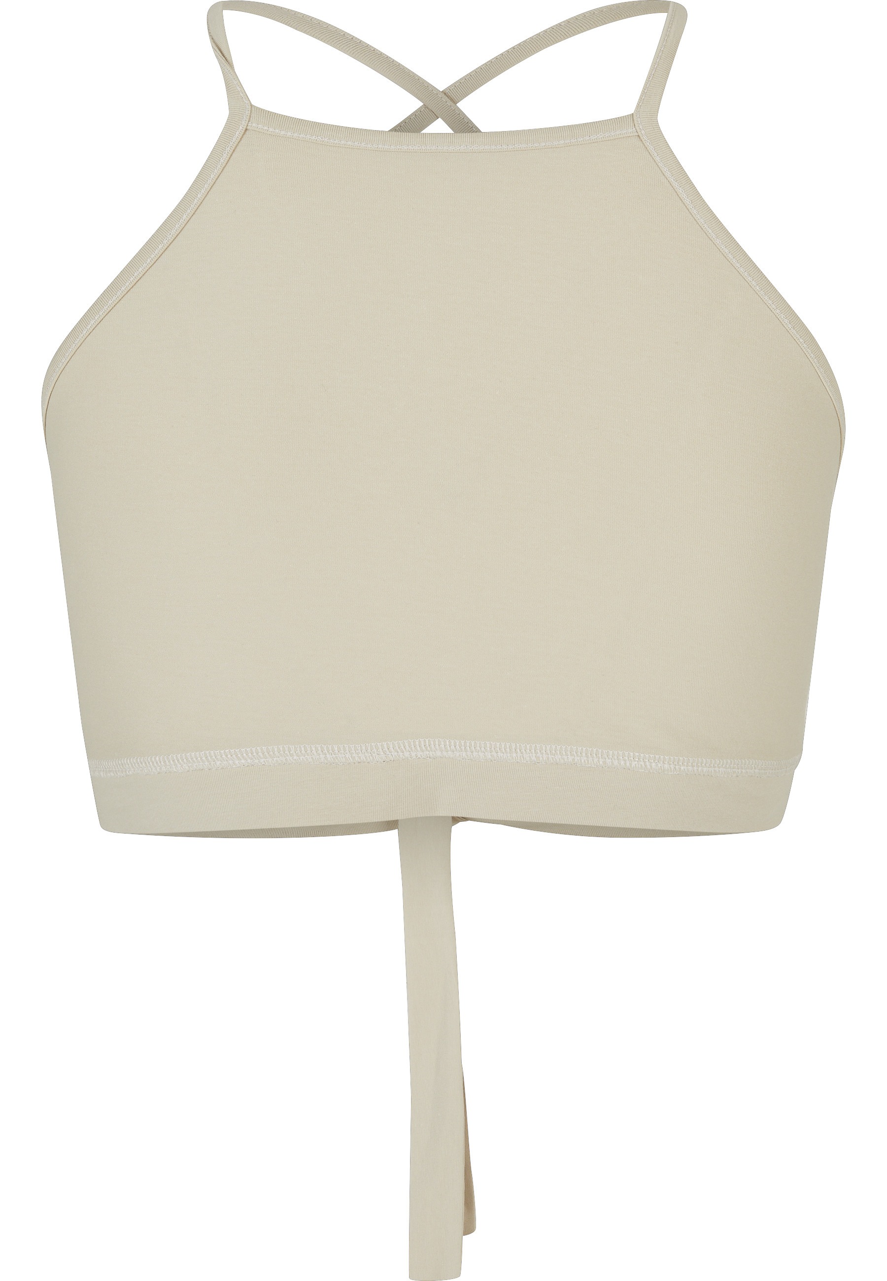 URBAN CLASSICS Tanktop »Urban Classics Damen Ladies Triangle Top« 1 Stk.
