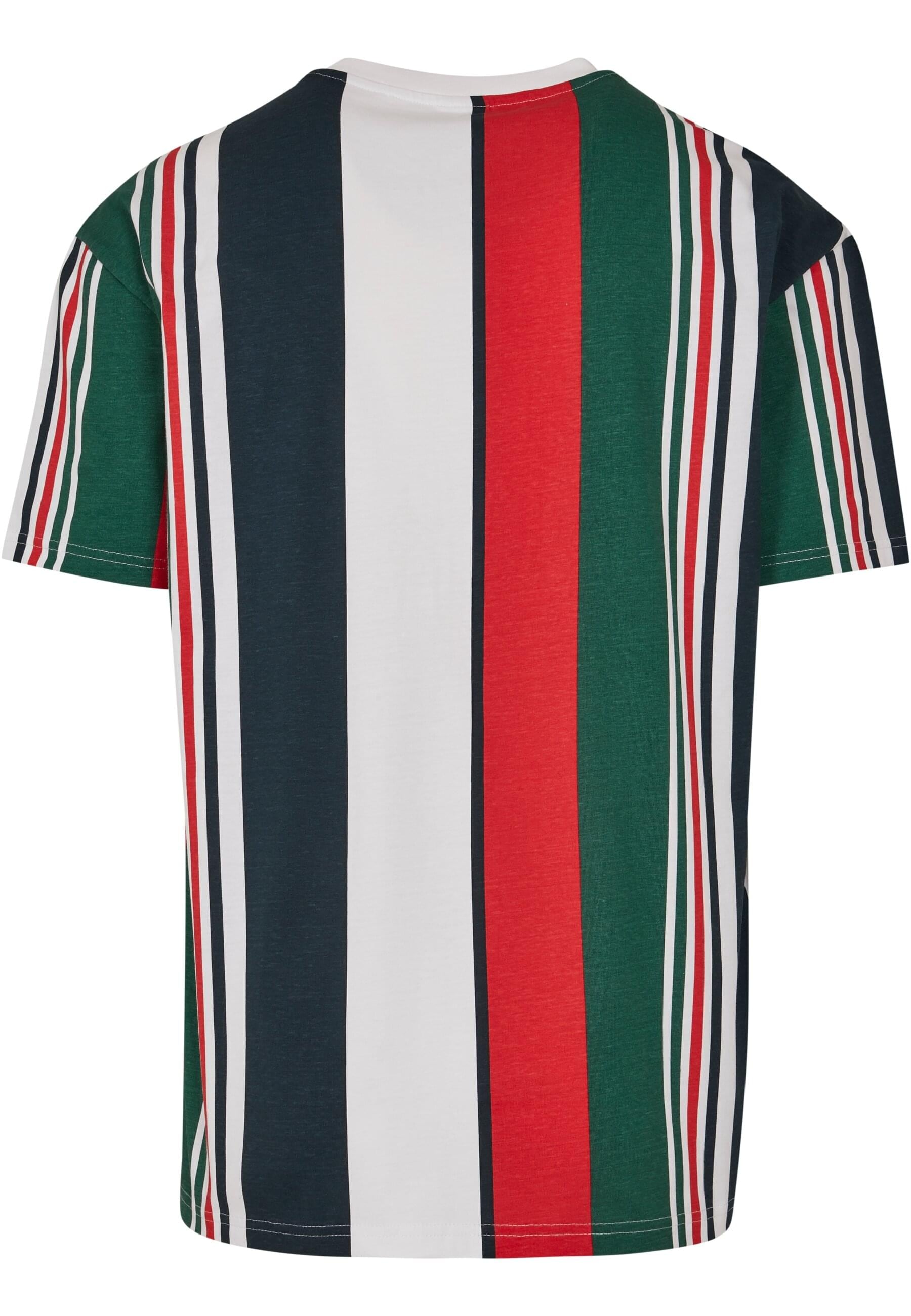 URBAN CLASSICS T-Shirt »Urban Classics Herren Heavy Oversized Big AOP Stripe Tee«, (1 tlg.)