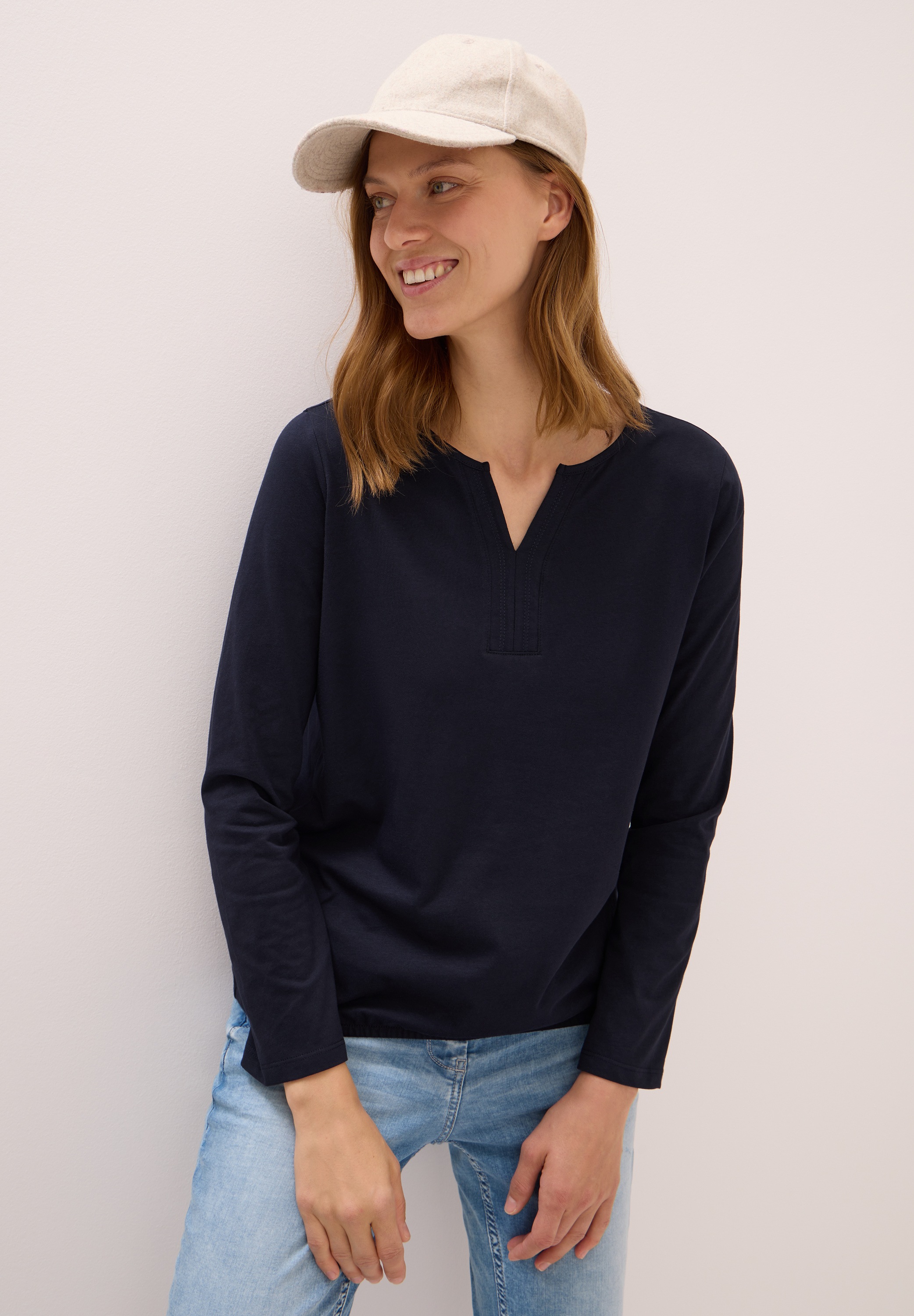 Cecil Tunikashirt aus reiner Baumwolle günstig online kaufen