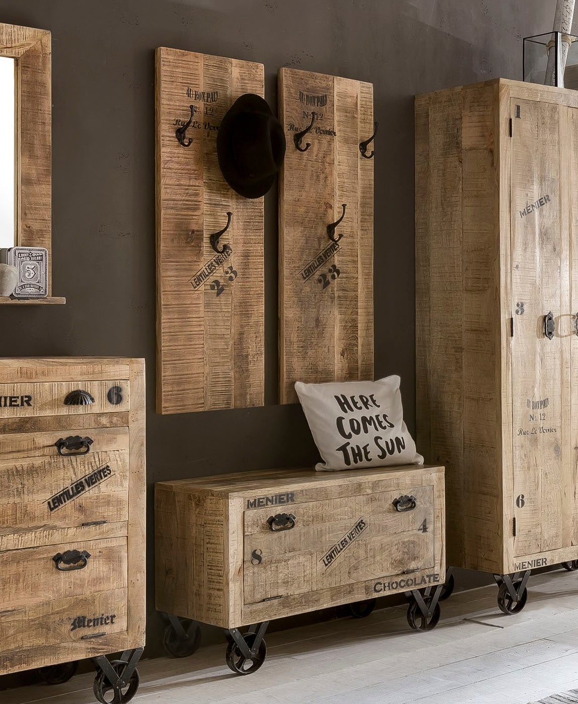 SIT Garderoben-Set "Rustic" 3 Stk. tlg. günstig online kaufen