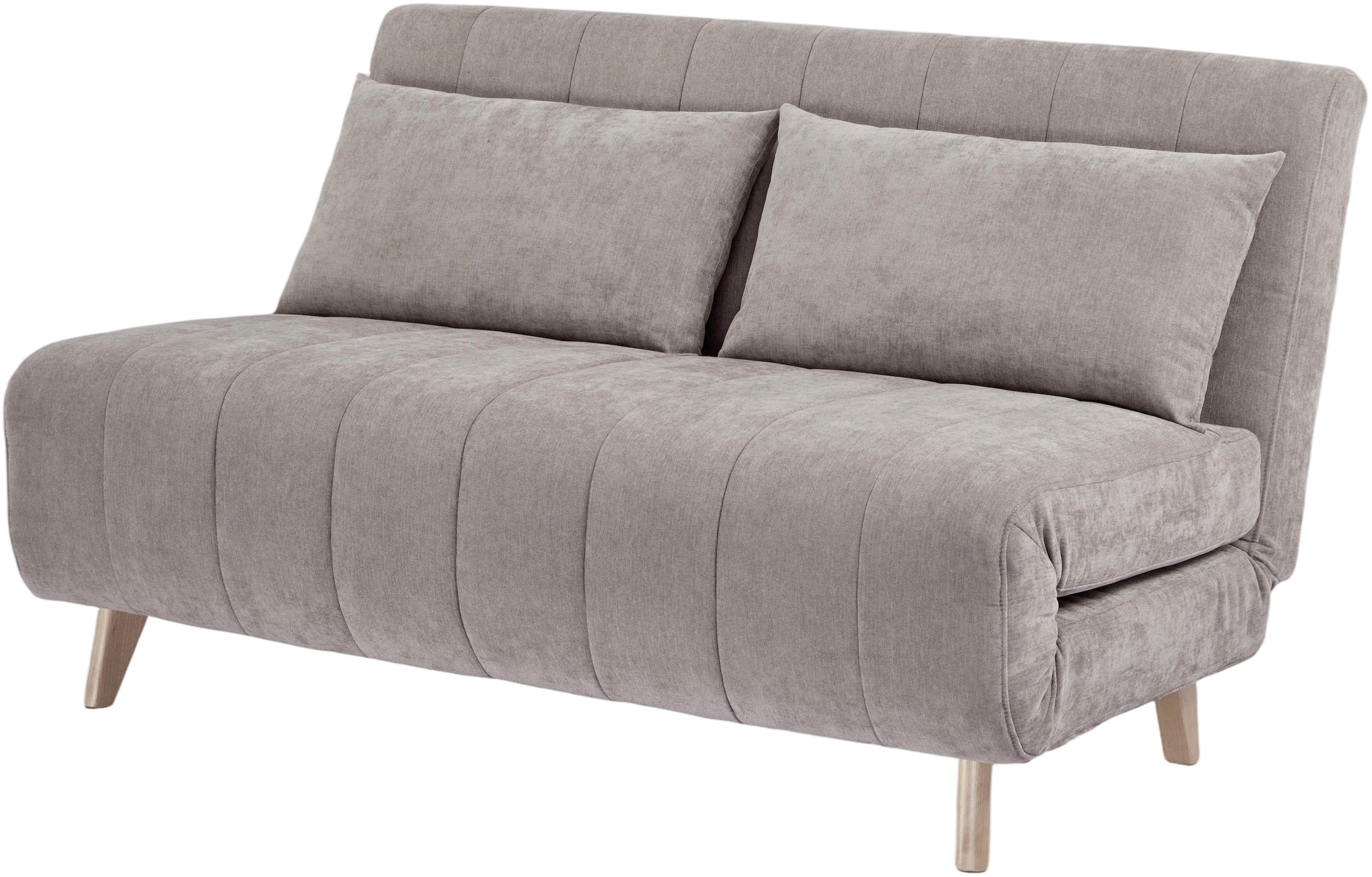 OTTO home Schlafsofa »FANNSEY 140 cm -2-Sitzer, verstellbare Rückenlehne« Verstellbare Rückenlehne und Sofa mit Bettfunktion