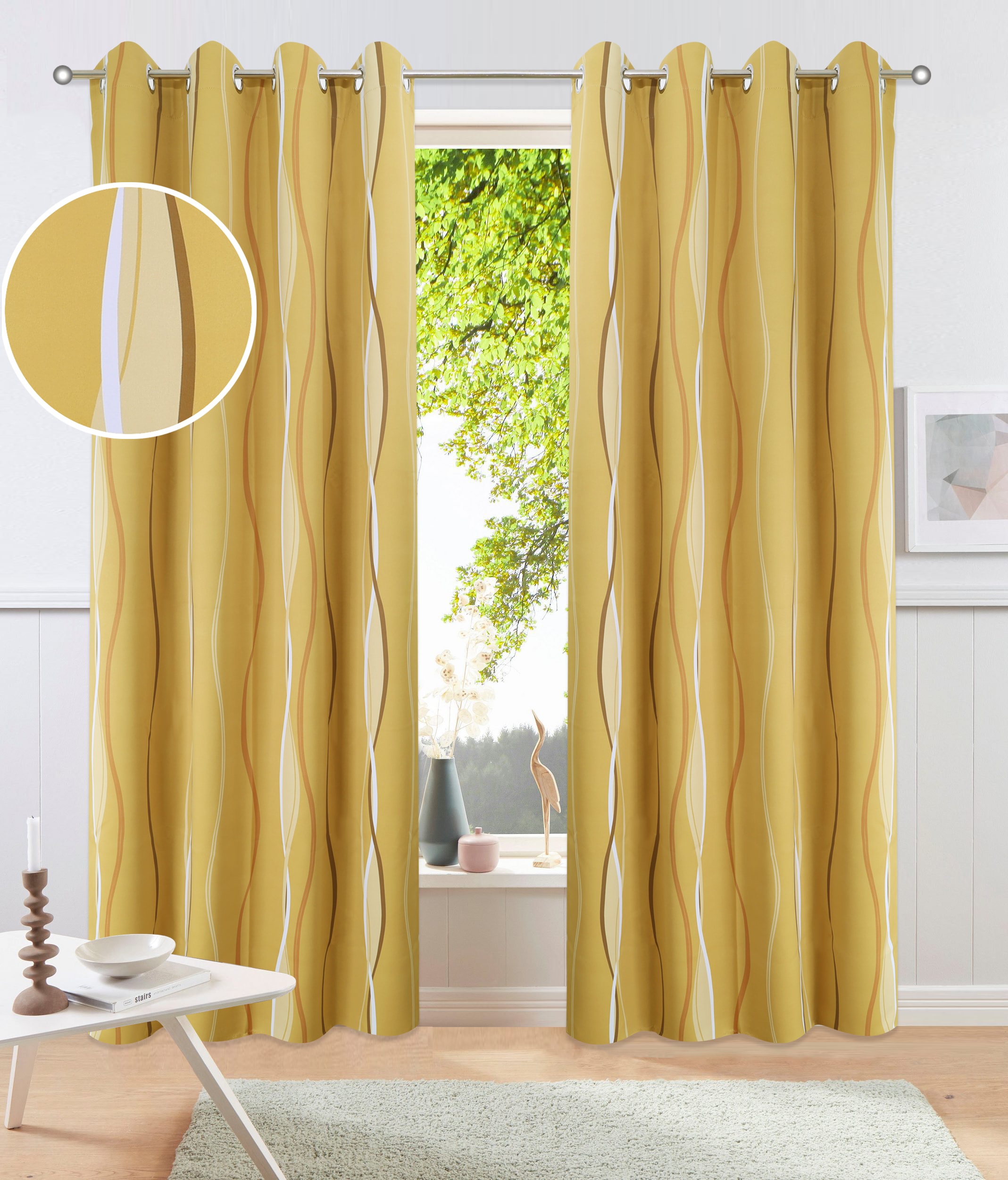 OTTO home Vorhang "Dimona Blackout" Ösen 1 Stk. tlg. günstig online kaufen