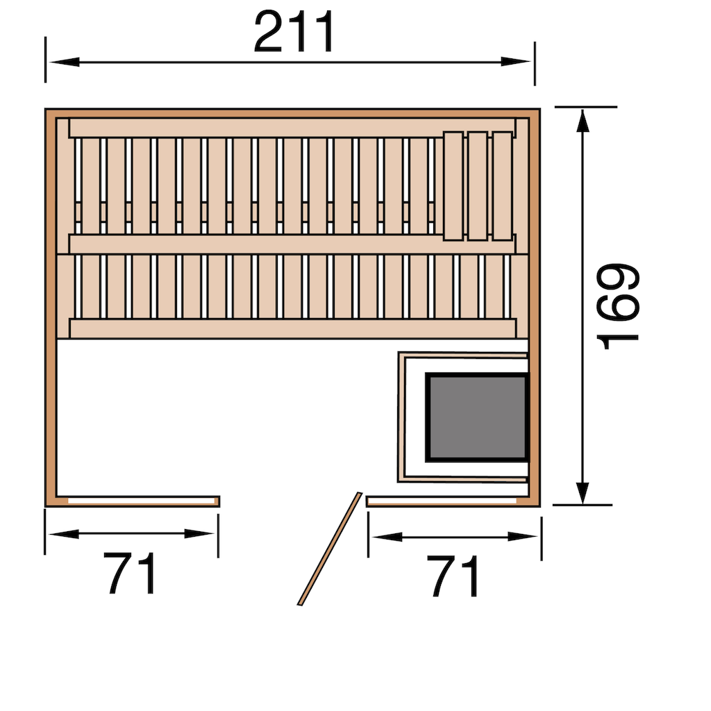 weka Sauna »Kemi Panorama«