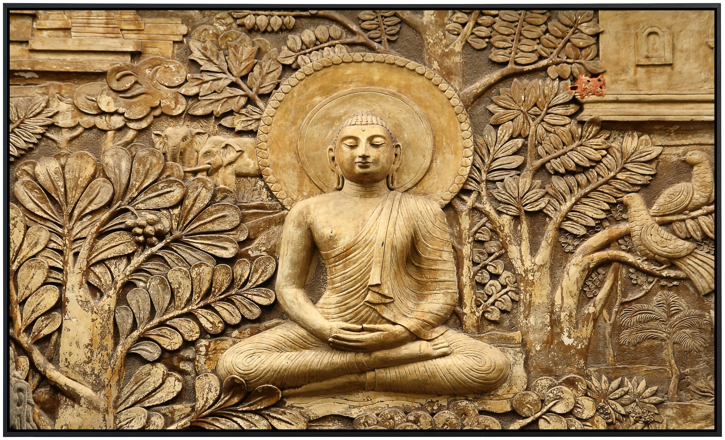 Papermoon Infrarotheizung »Buddah«, sehr angenehme Strahlungswärme