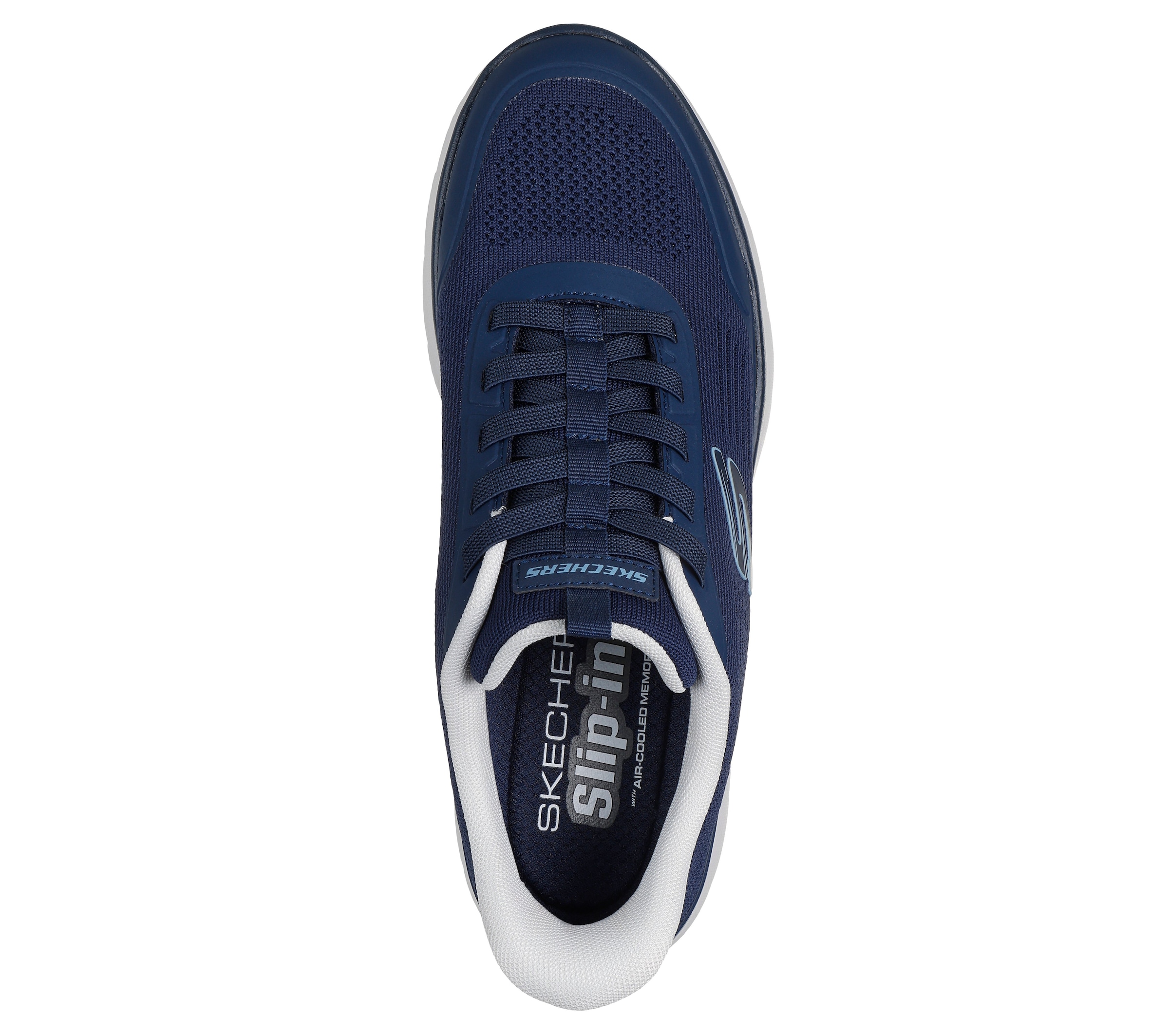 Skechers Slip-On Sneaker »SUMMITS-LEYTER«  Slipper, Schnürschuh mit Handsfree Slip-Ins Funktion