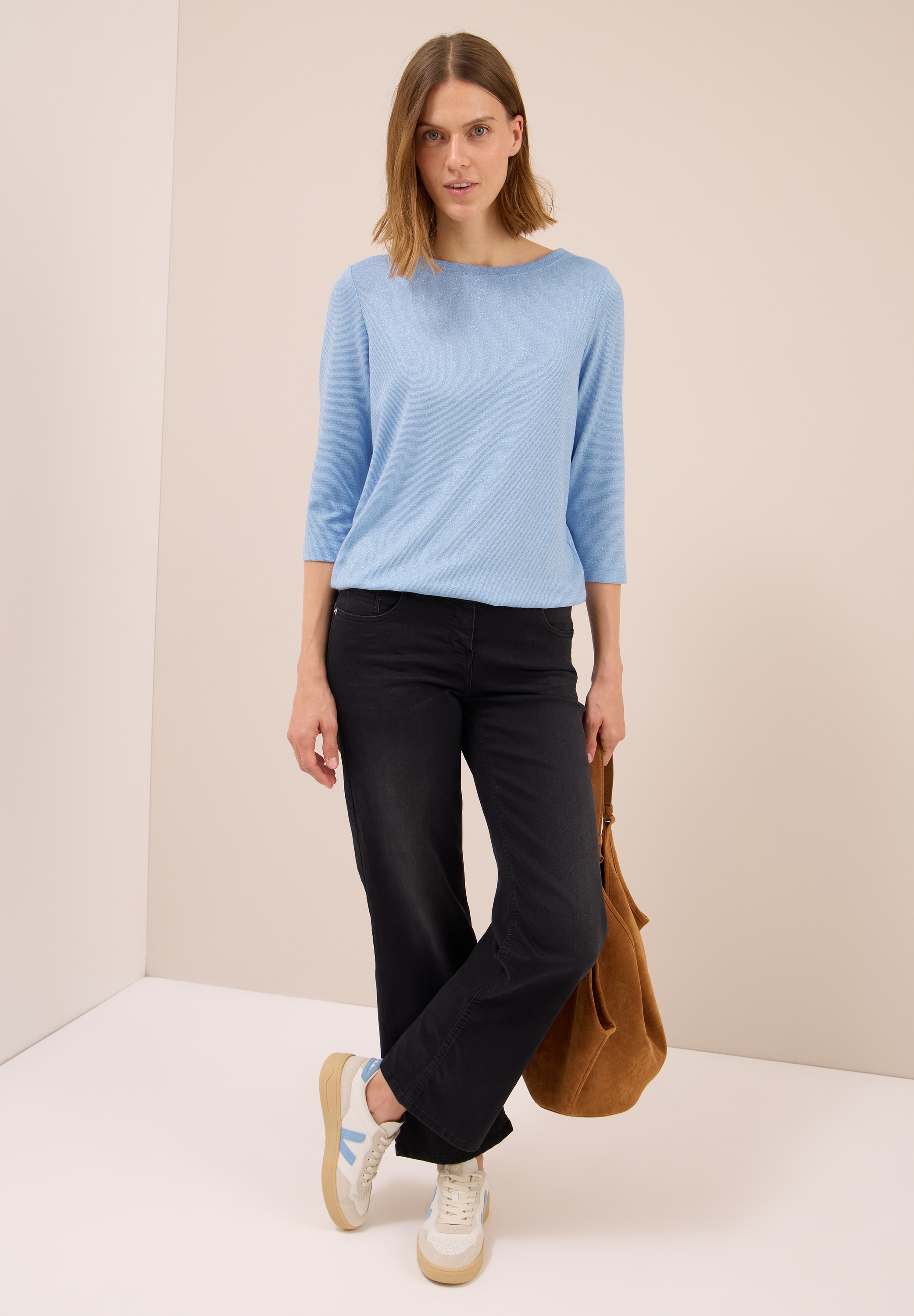 Cecil T-Shirt, mit Glitzer-Details