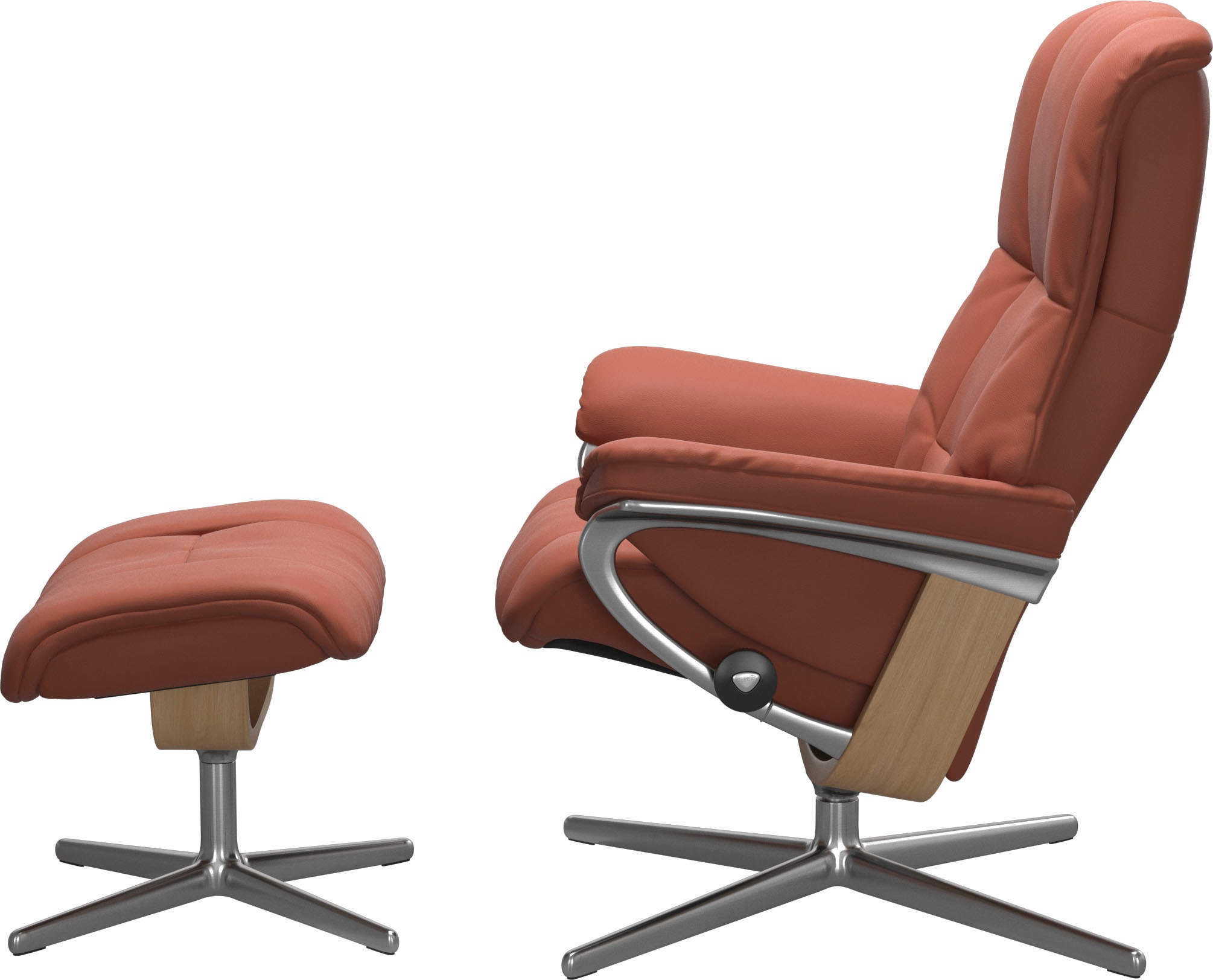 Stressless® Fußhocker »Mayfair«, mit Cross Base, Größe S, M & L, Holzakzent Eiche