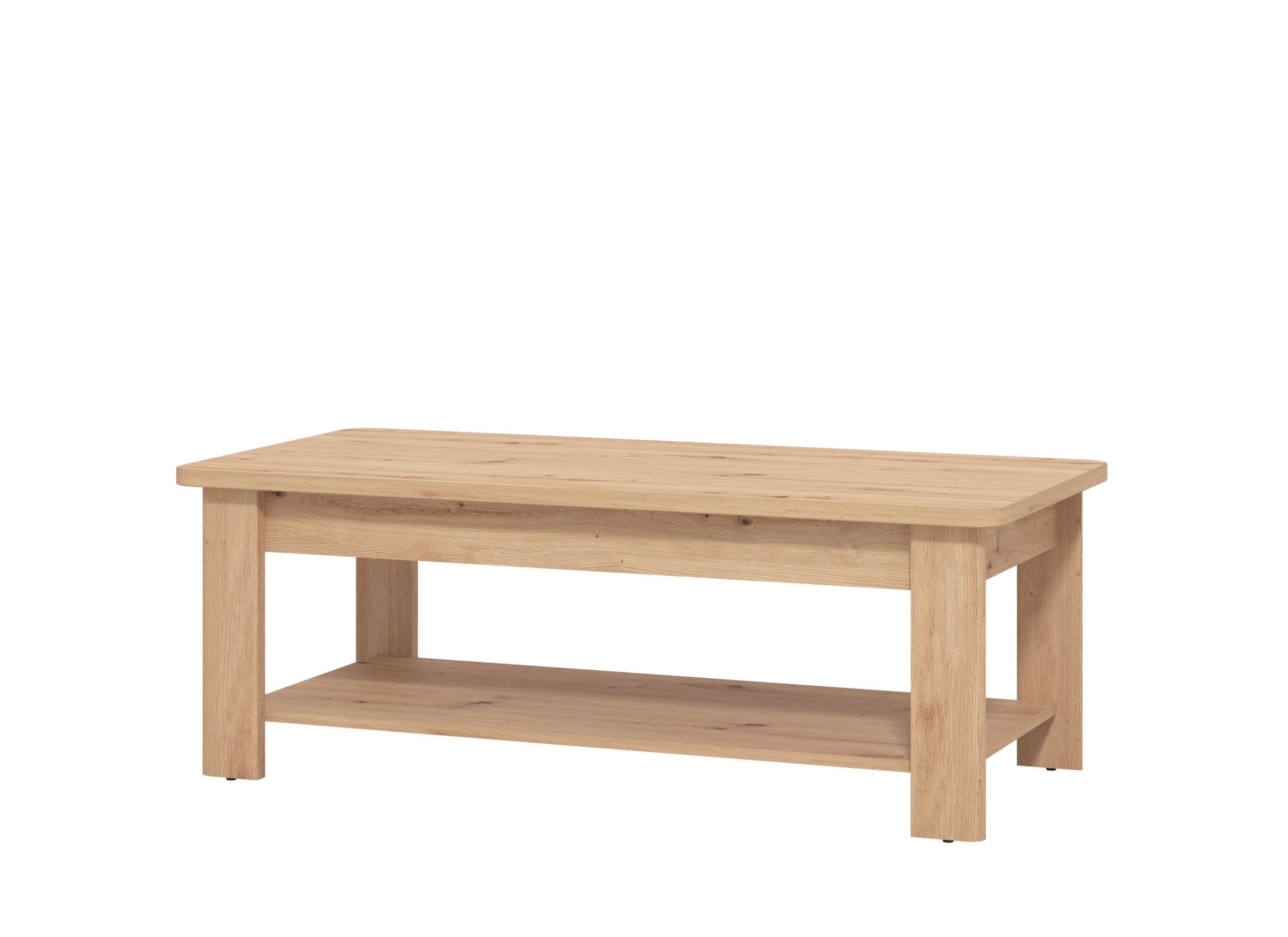 Home affaire Couchtisch »Jersey Kaffeetisch, 124 cm, in trendigen Farben, modern«, Eleganter Couchtisch, zeitloses Design, mit eine Ablagebode