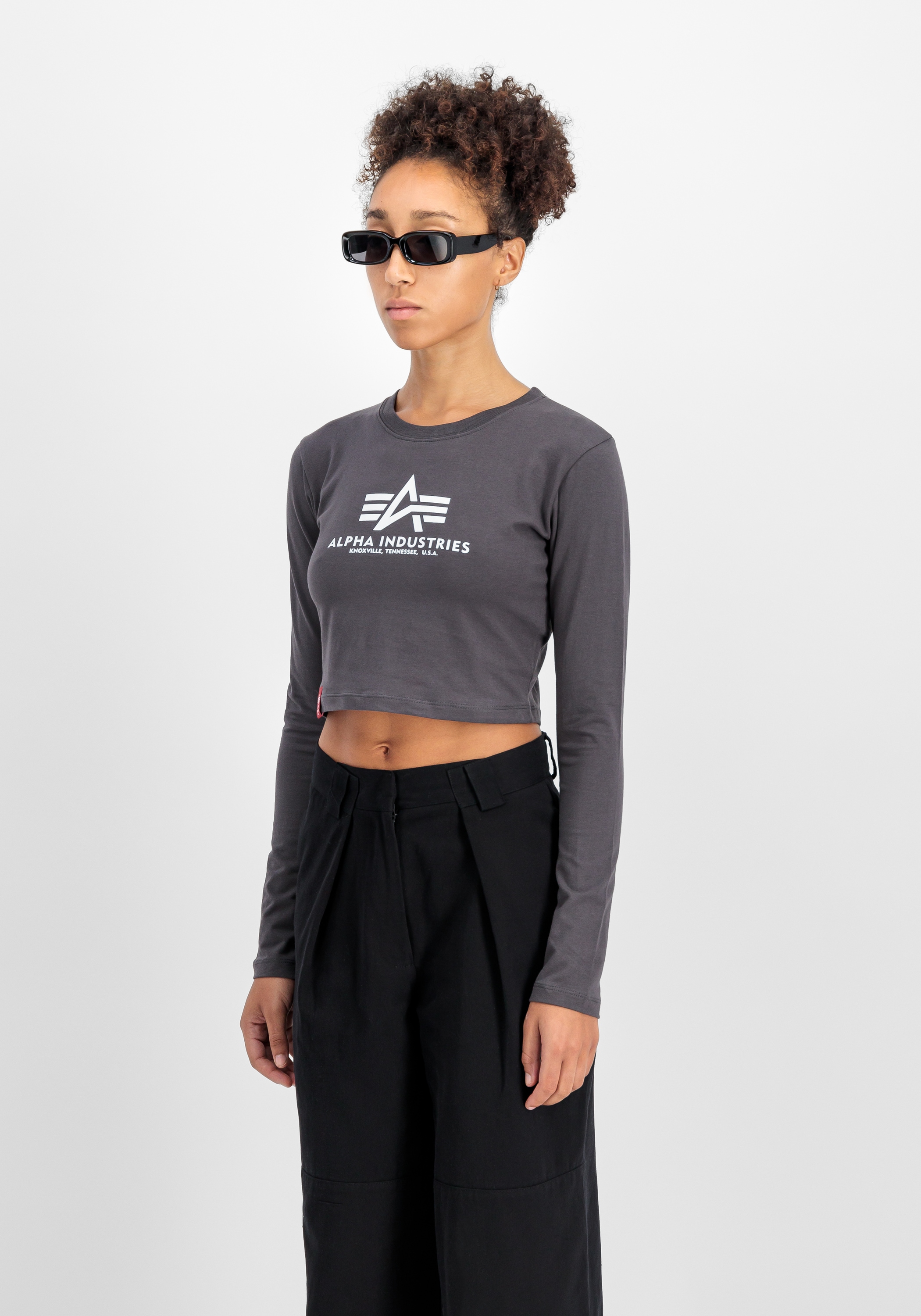 Alpha Industries Sweater "Basic Cropped Longsleeve W"