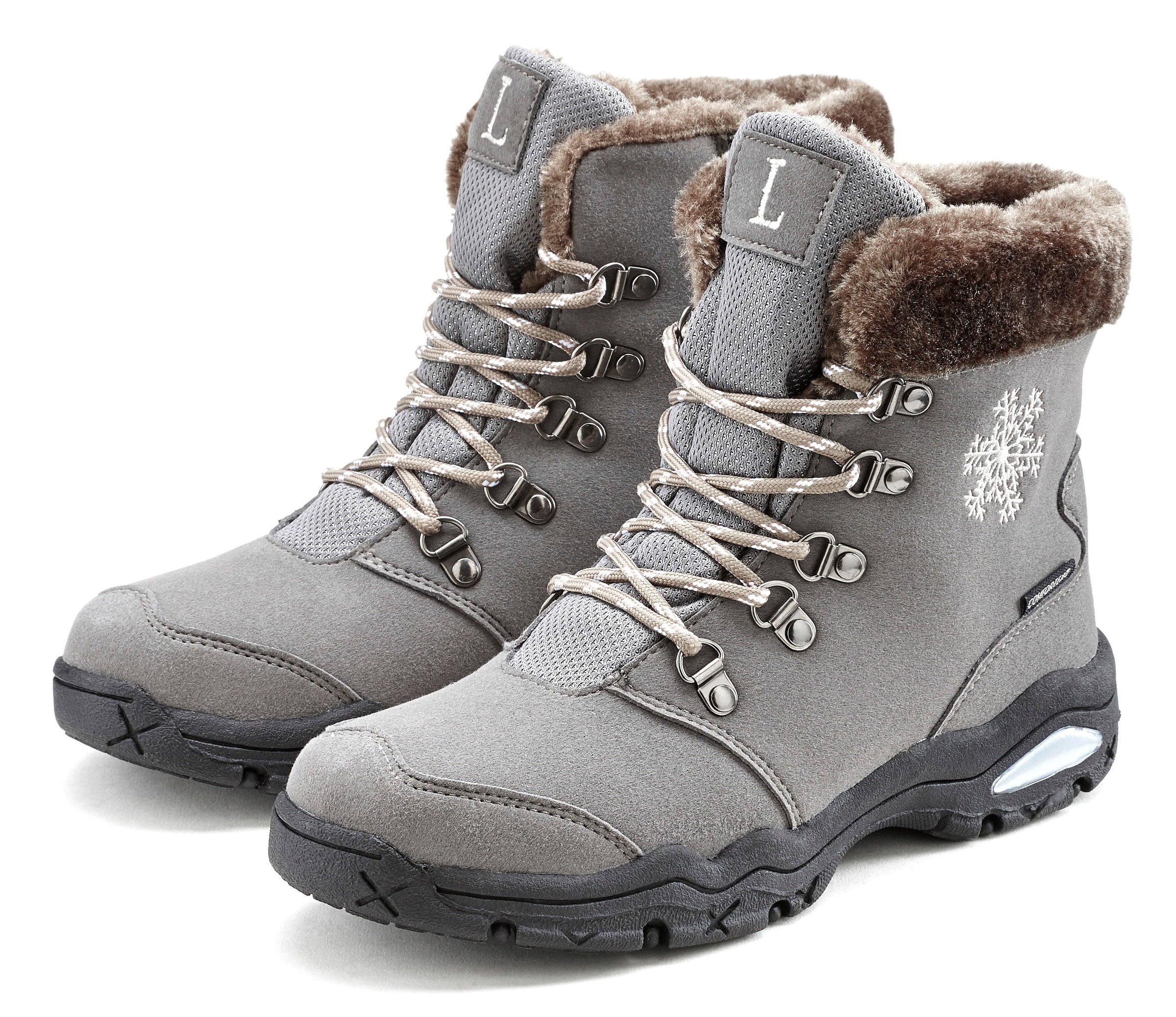 LASCANA Winterstiefelette, Stiefelette,Stiefel,Winterstiefel wind-& wassera günstig online kaufen