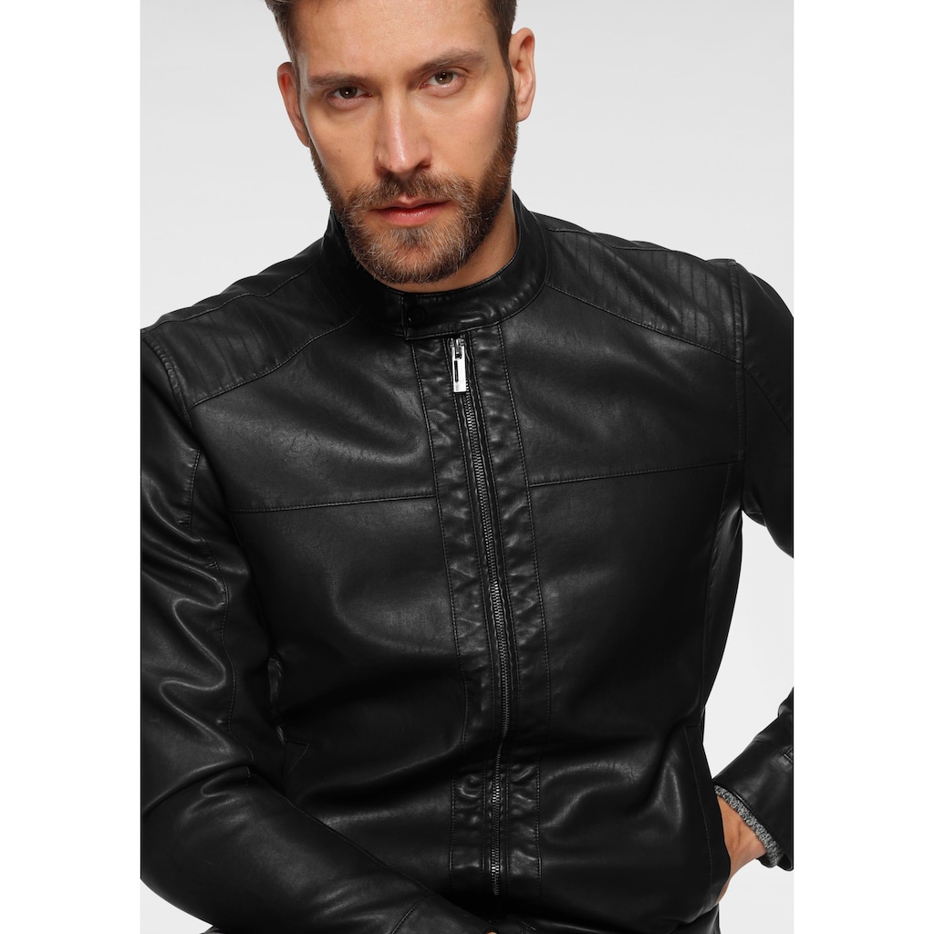 ONLY & SONS Bikerjacke »MIKE PU RACER JACKET«