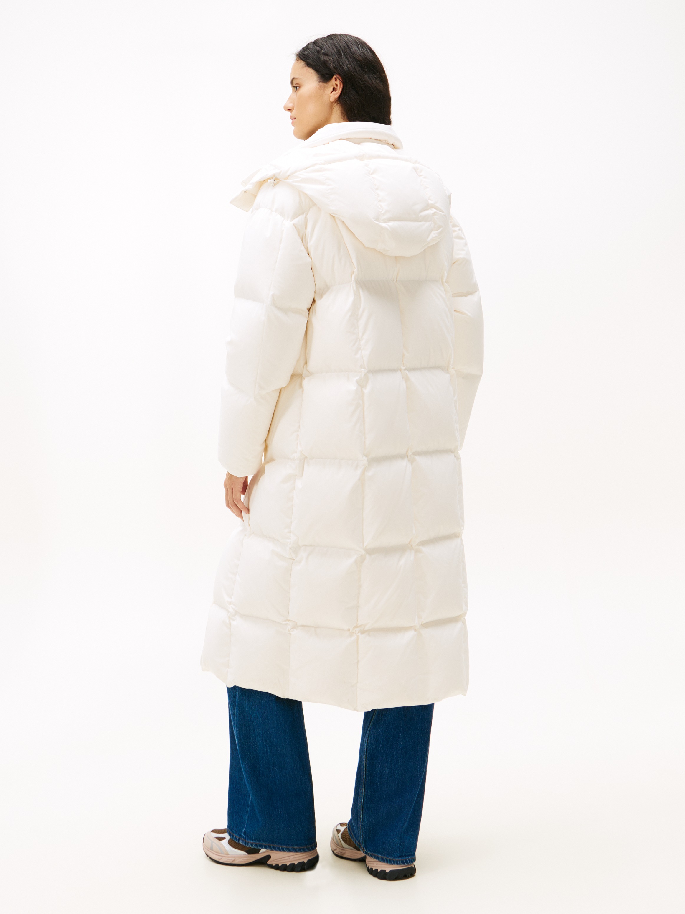 Tommy Jeans Steppmantel "TJW ALASKA GRID DWN MXI COAT EXT" günstig online kaufen
