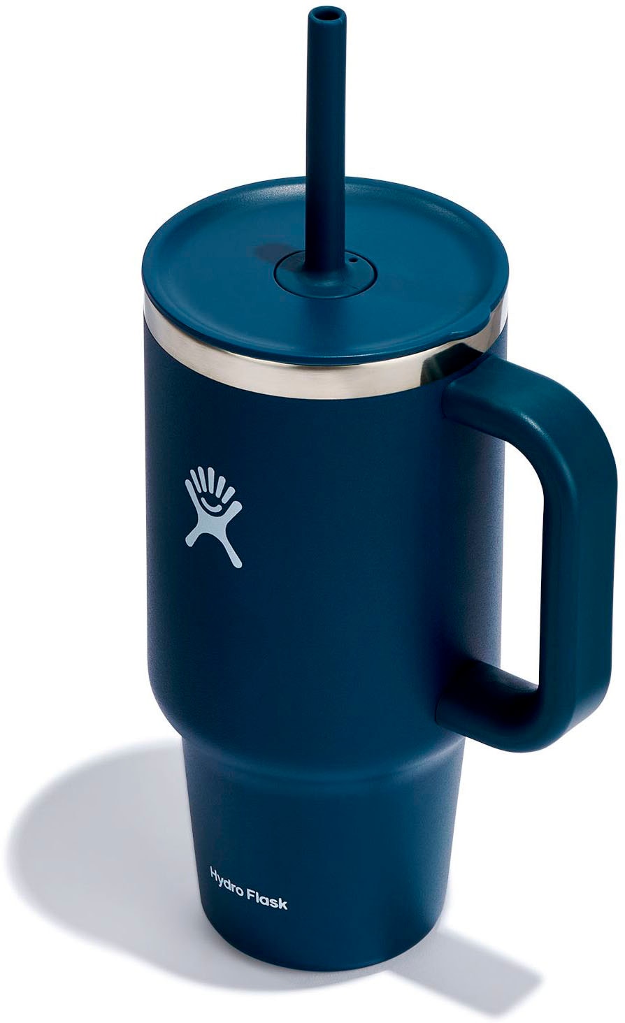Hydro Flask "All Around Travel Tumbler in den Größen 24 oz/ 32 oz / 40 oz" Thermo Cup mit Strohhalm, 709 ml/ 946 ml/ 1182 ml