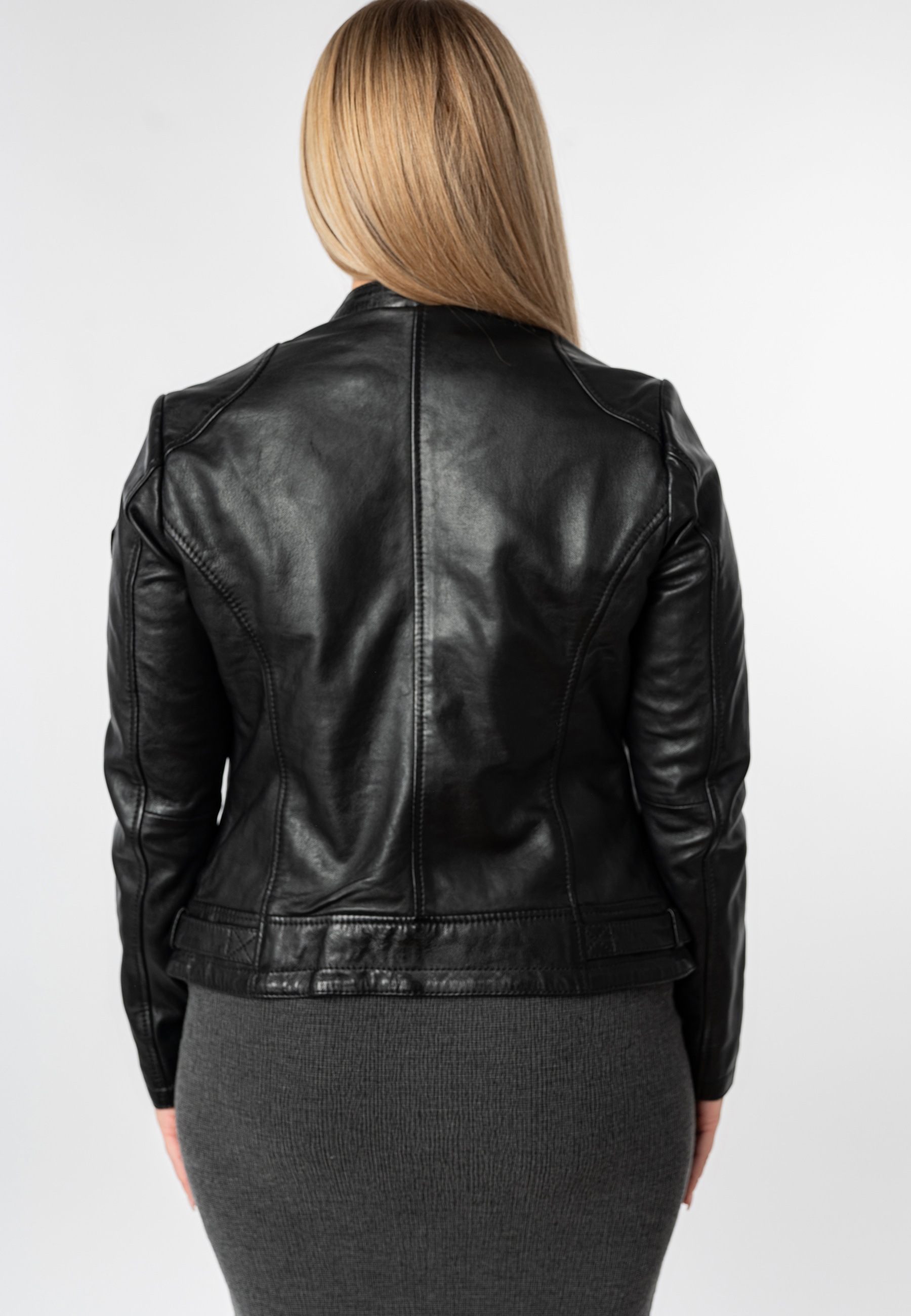 Thumbnail - Mauritius Lederjacke "MWYouvie" mit Stehkragen