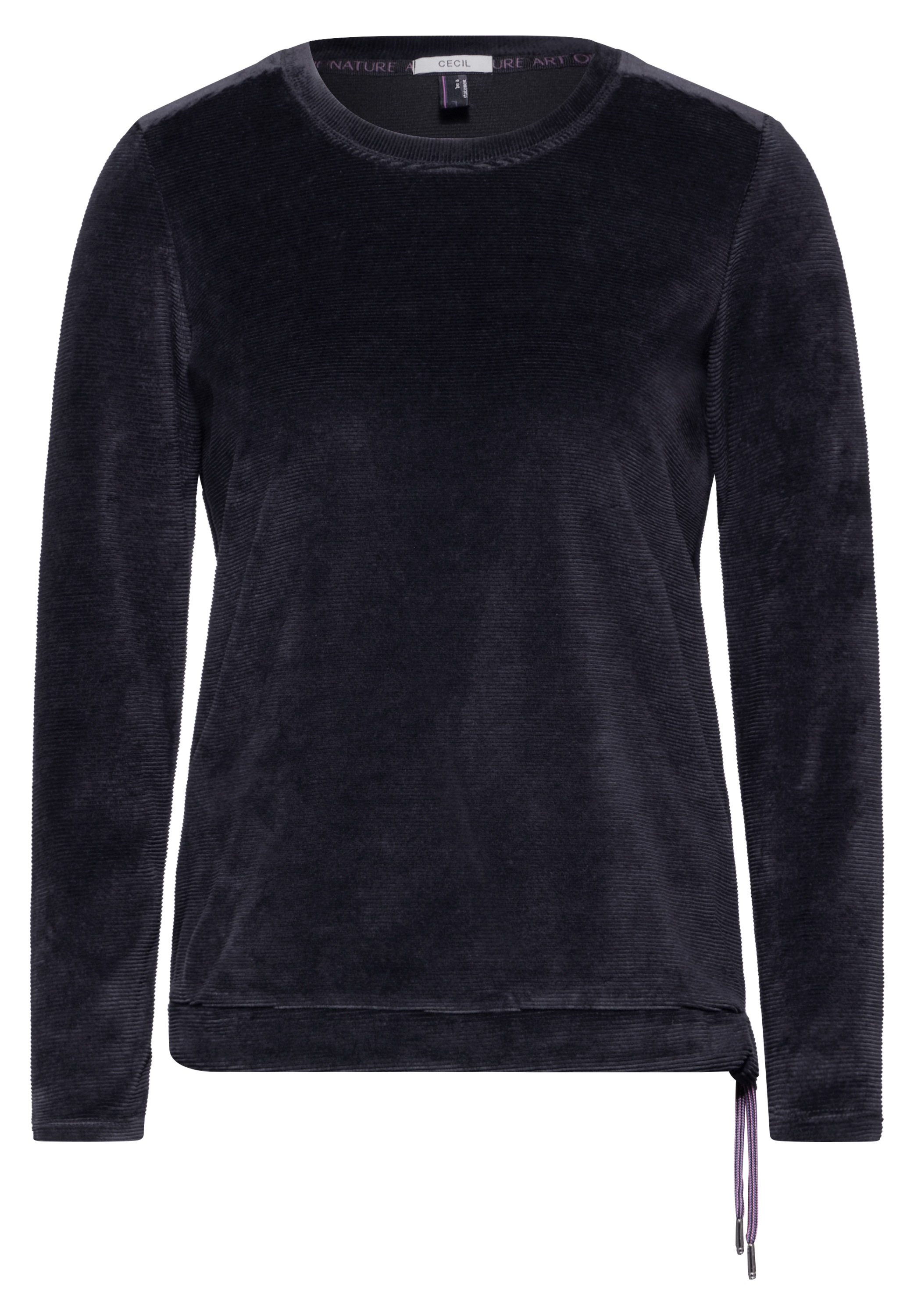Cecil Langarmshirt, mit Tunnelzug am Saum
