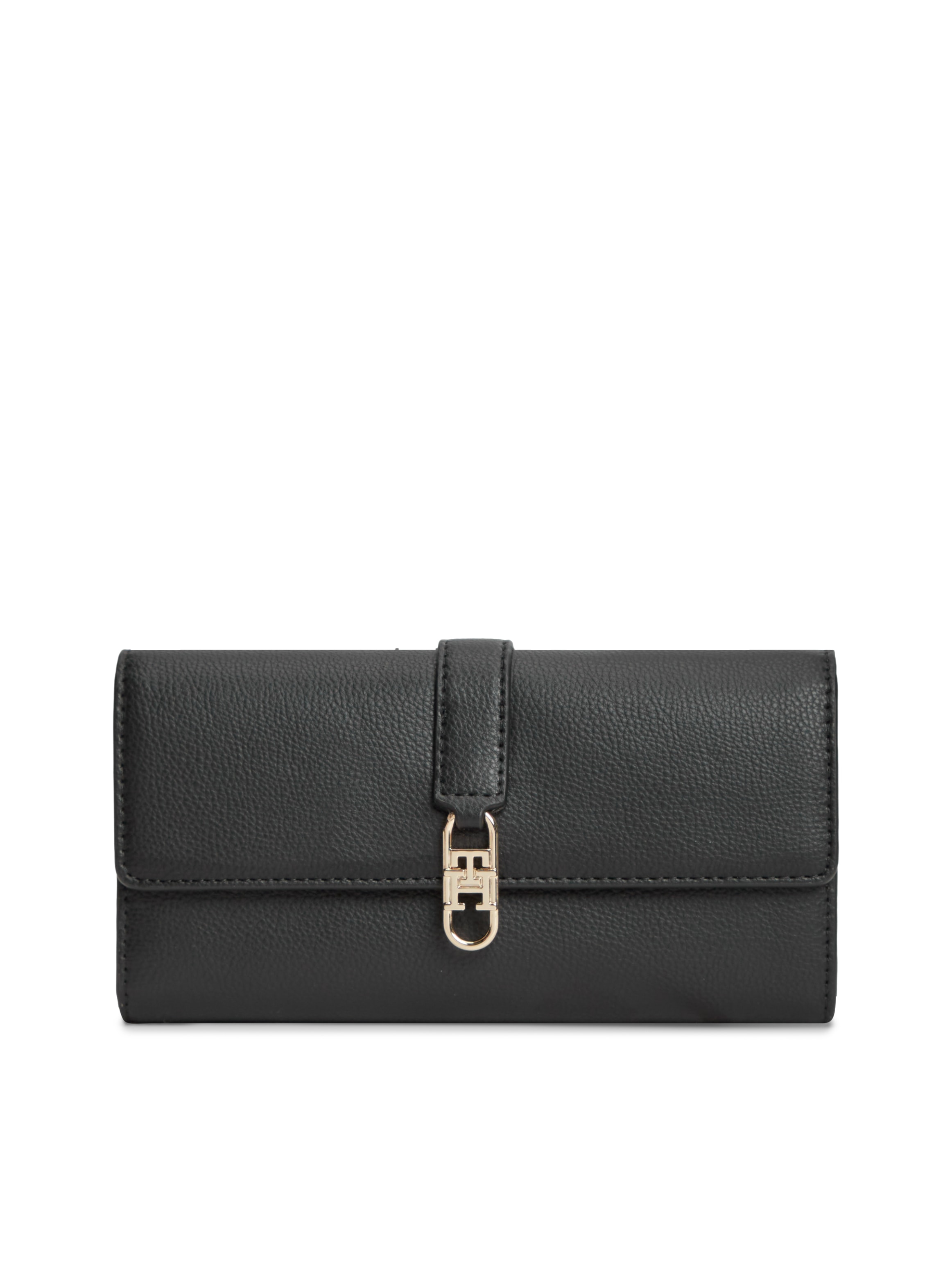 Tommy Hilfiger "TH LIBRE LARGE FLAP WALLET" Damen Portemonnaie, Geldbeutel in elganter Optik