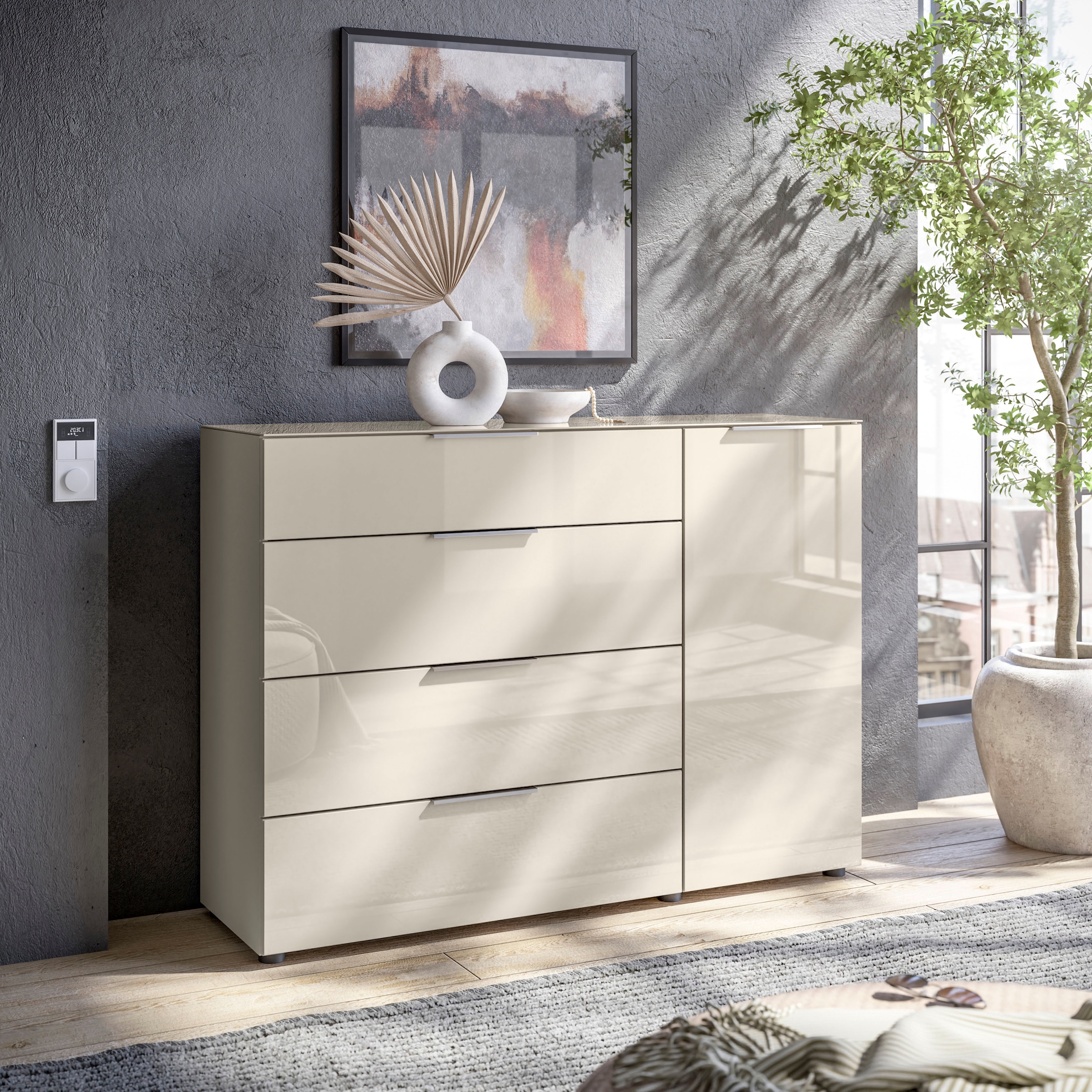 HBZ Kommode "Santorin, BxHxT 135x99x40 cm", (1 St.), Breite 135cm, Softclos günstig online kaufen