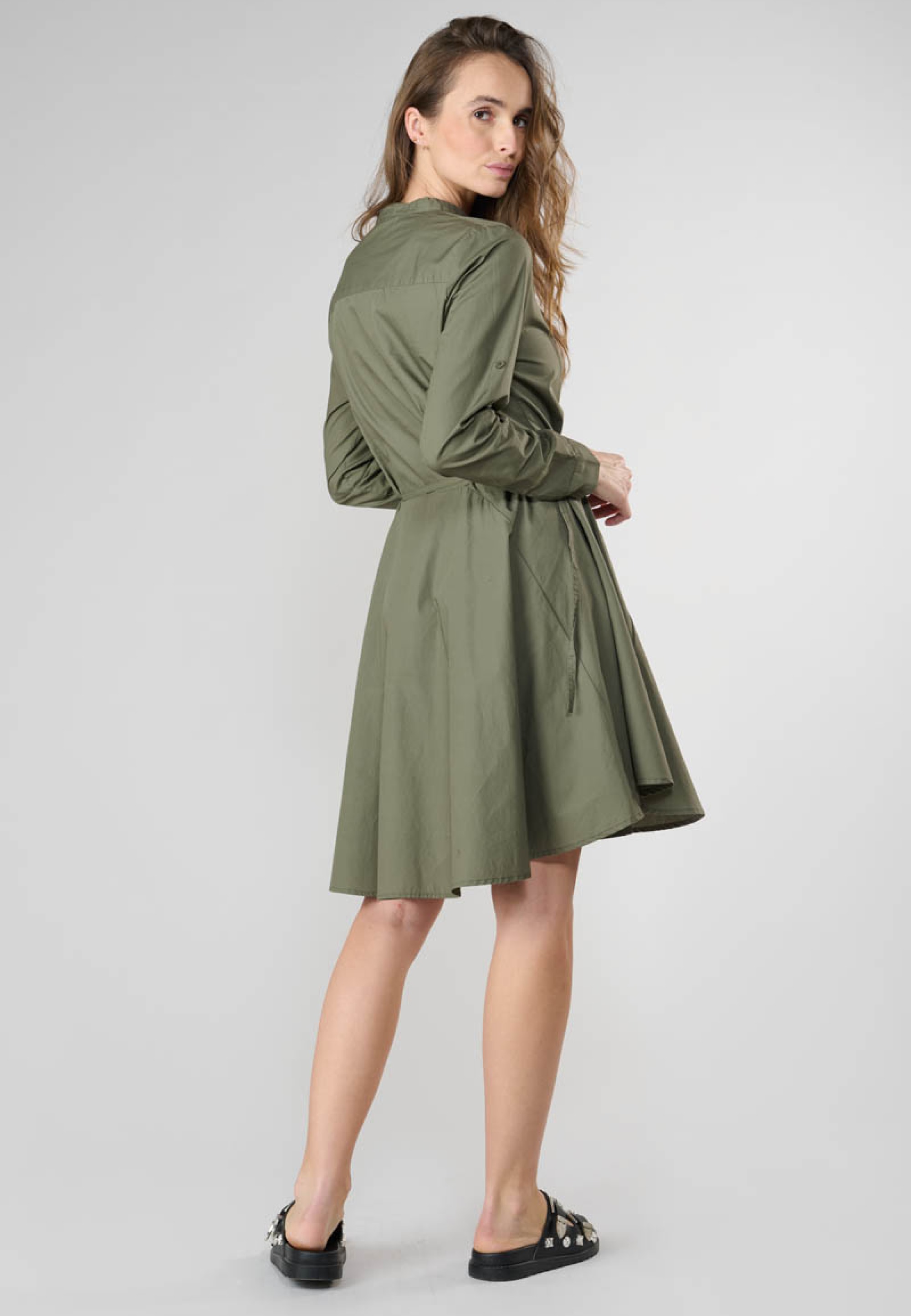 Le Temps Des Cerises Jerseykleid »CATLEYA«, mit praktischem Bindeband