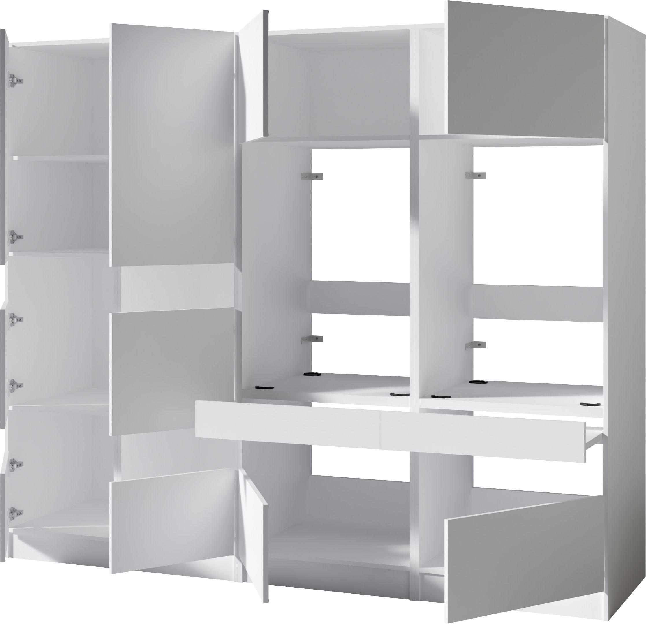 BASIC by Balculina Mehrzweckschrank-Set »Washhome B/T/H 236x68x200 cm« 4 Stk. tlg.