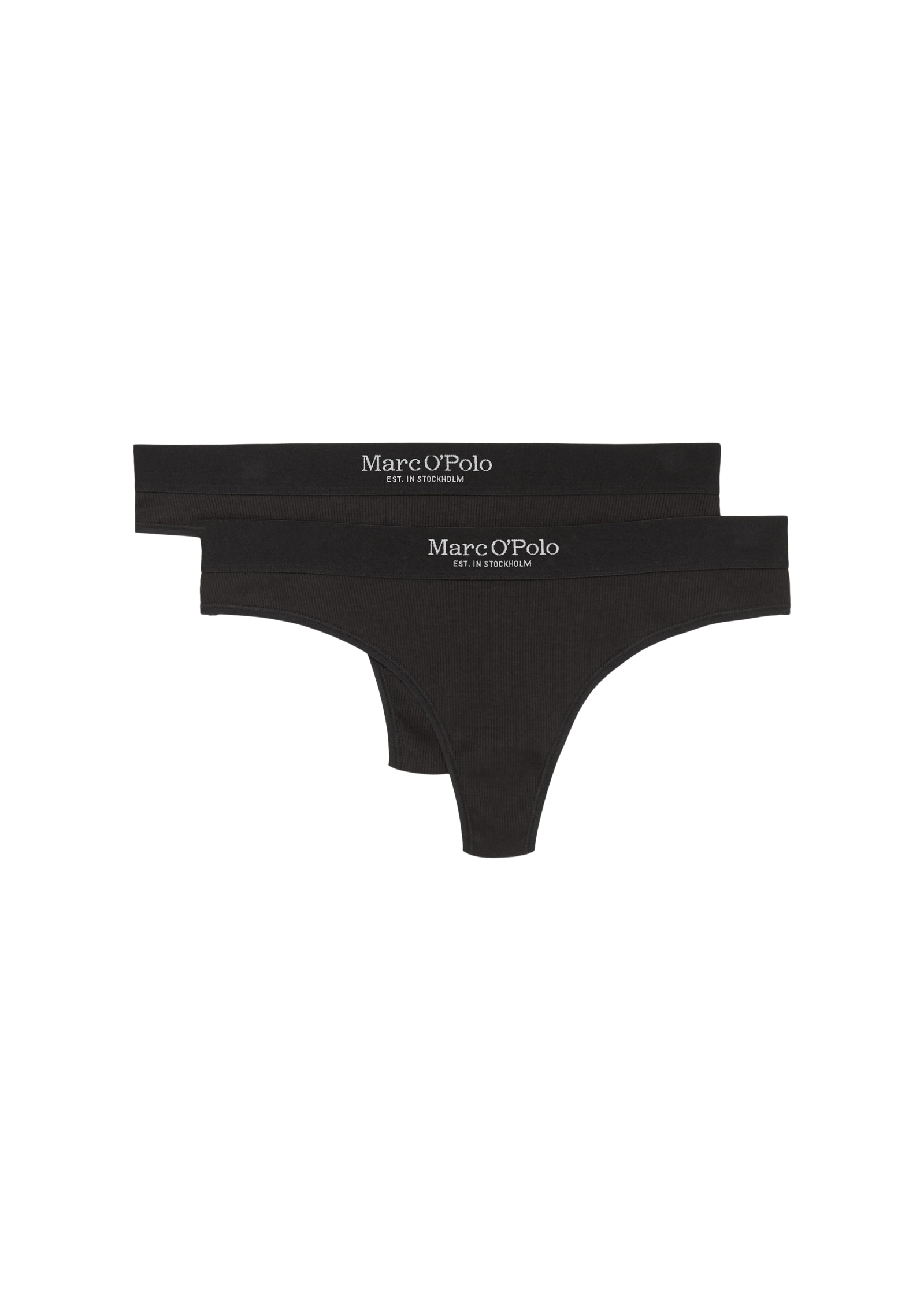 Marc OPolo Tanga "Iconic Rib" Packung, 2er Pack, 2 Stk. elastisch, Feinripp günstig online kaufen