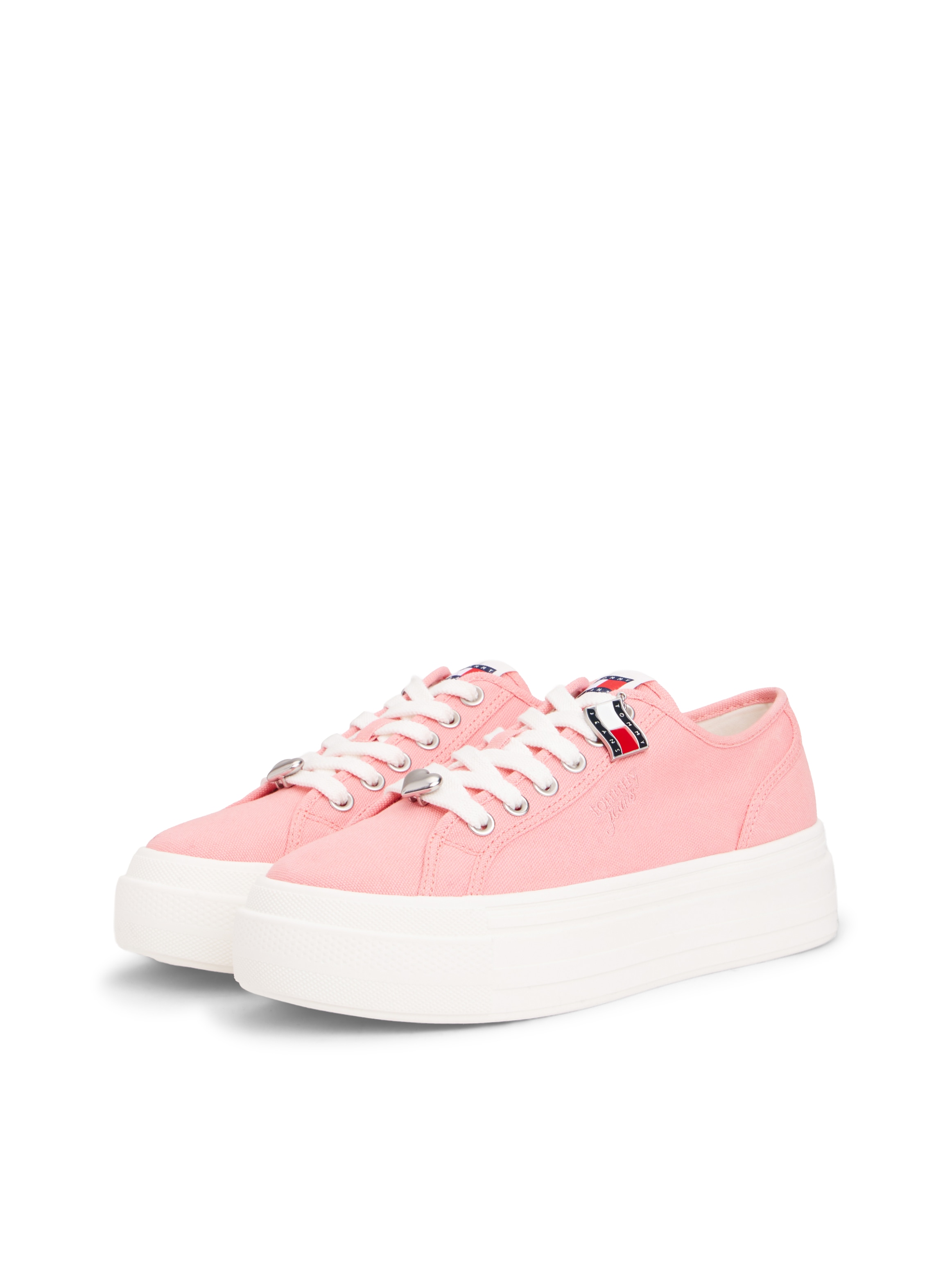 Tommy Jeans Plateausneaker "TJW FLATFORM SNEAKER CHARMS" Halbschuh, Schnüre günstig online kaufen