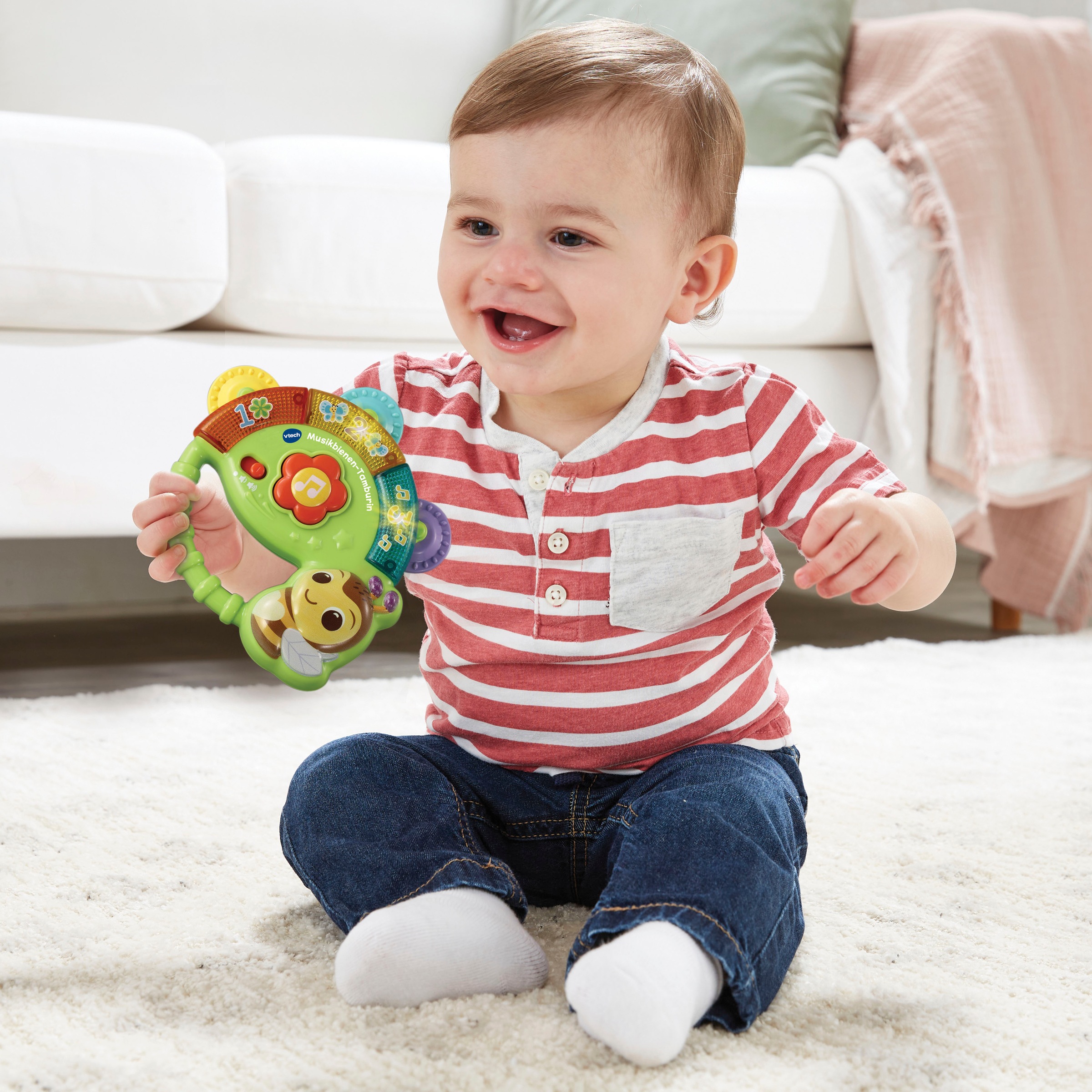 Vtech® Lernspielzeug »Vtech Baby, Musikbienen-Tamburin«, mit Licht und Sound