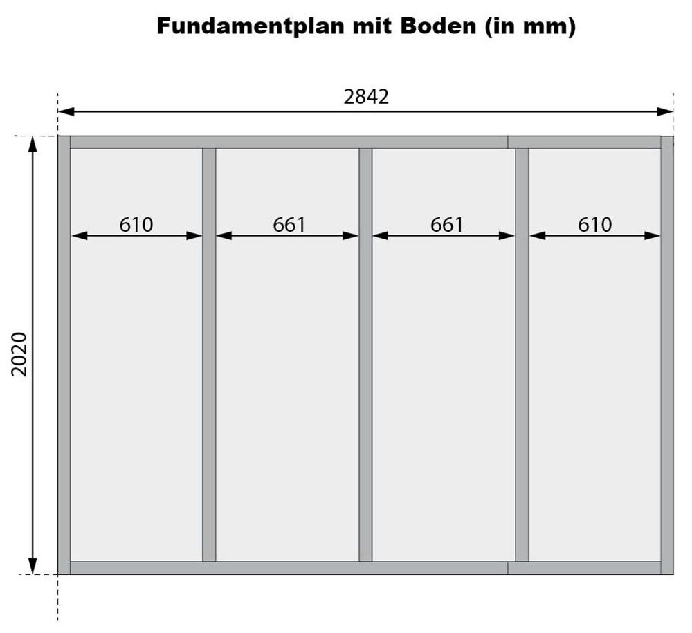 Karibu Gerätehaus »Argonium 3«