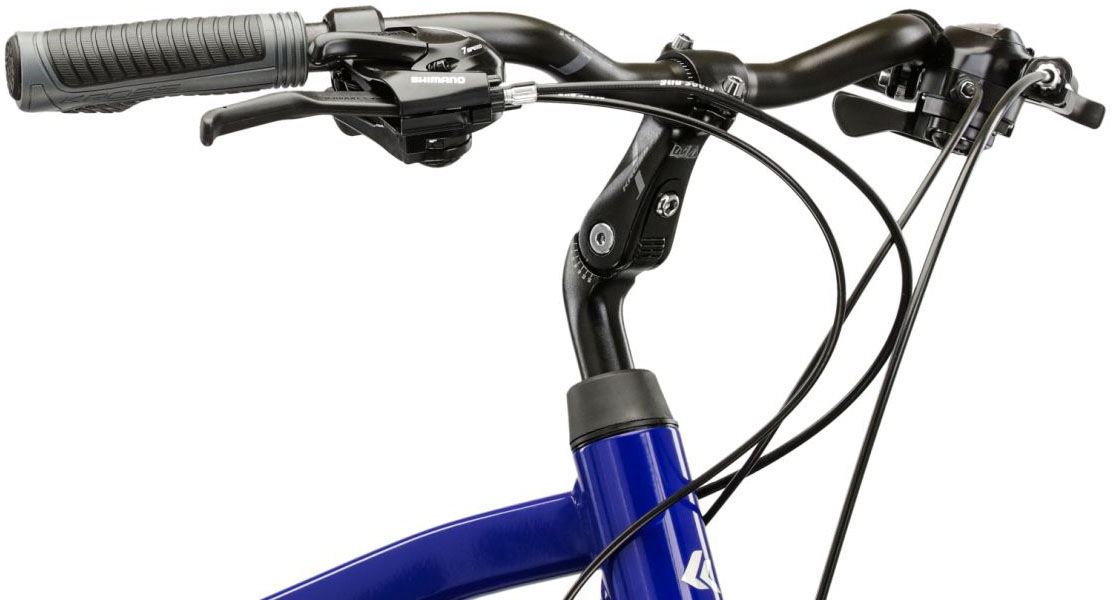 Kross Trekkingrad »Herren-Trekkingrad 28" Trans 1.0 Blau 21 Gänge« 21 Gang Shimano TOURNEY TY300 Schaltwerk Kettenschaltung