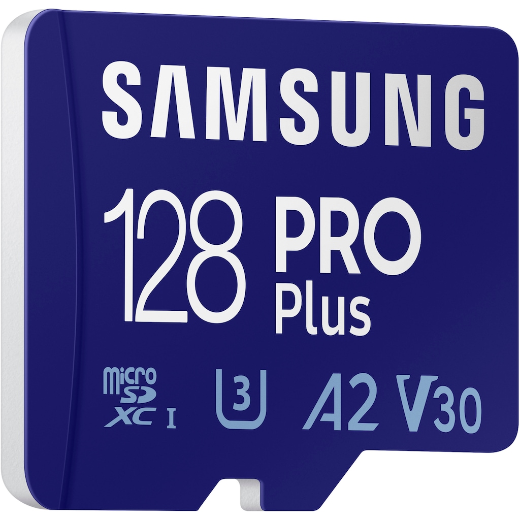 Samsung Speicherkarte »PRO Plus microSDXC Full HD & 4K UHD inkl. USB-Kartenleser«, (UHS Class 10 160 MB/s Lesegeschwindigkeit)