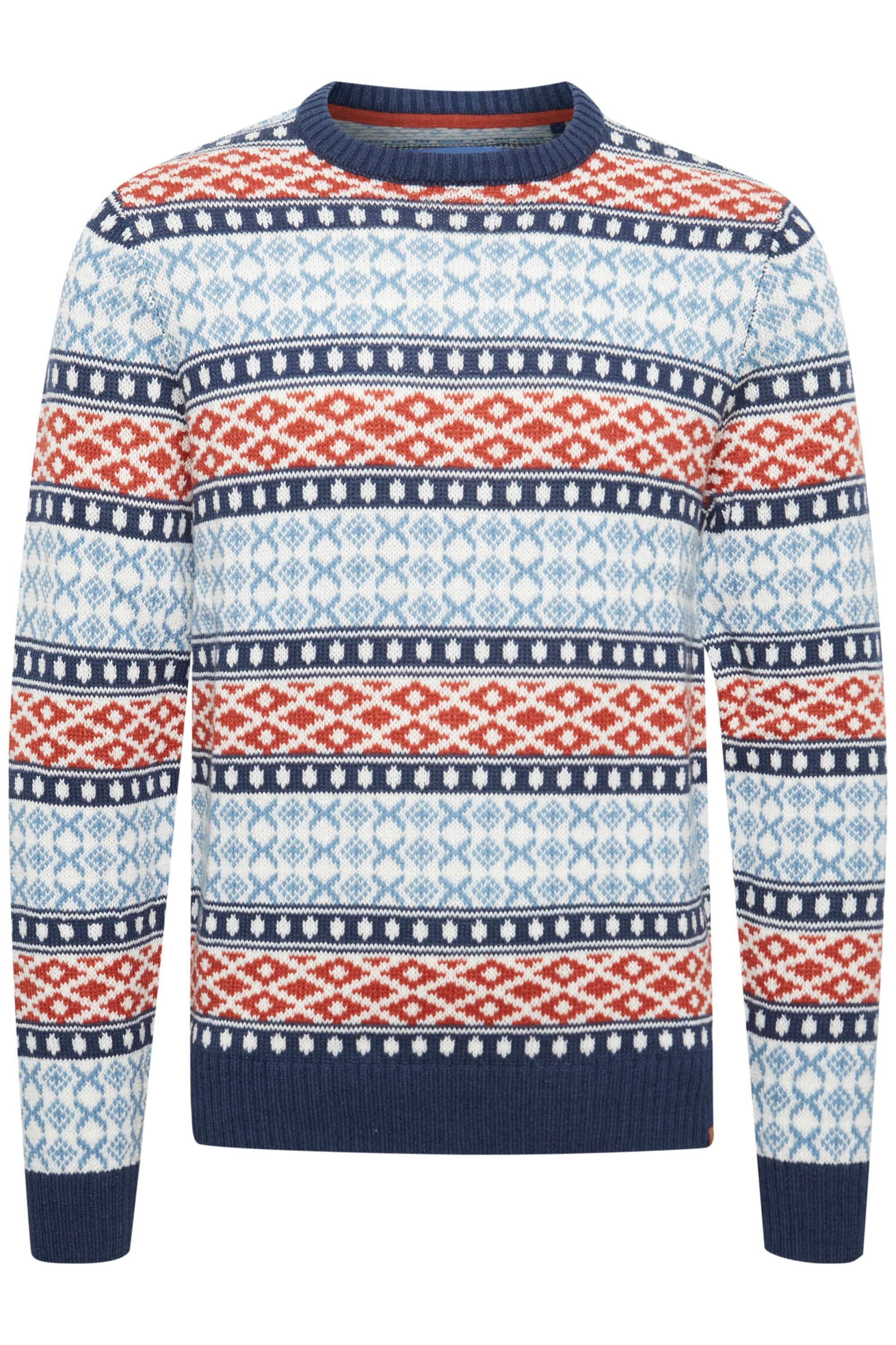 Blend Norwegerpullover "BHTjorben", Stilvoller Norweger-Pullover mit Rundha günstig online kaufen