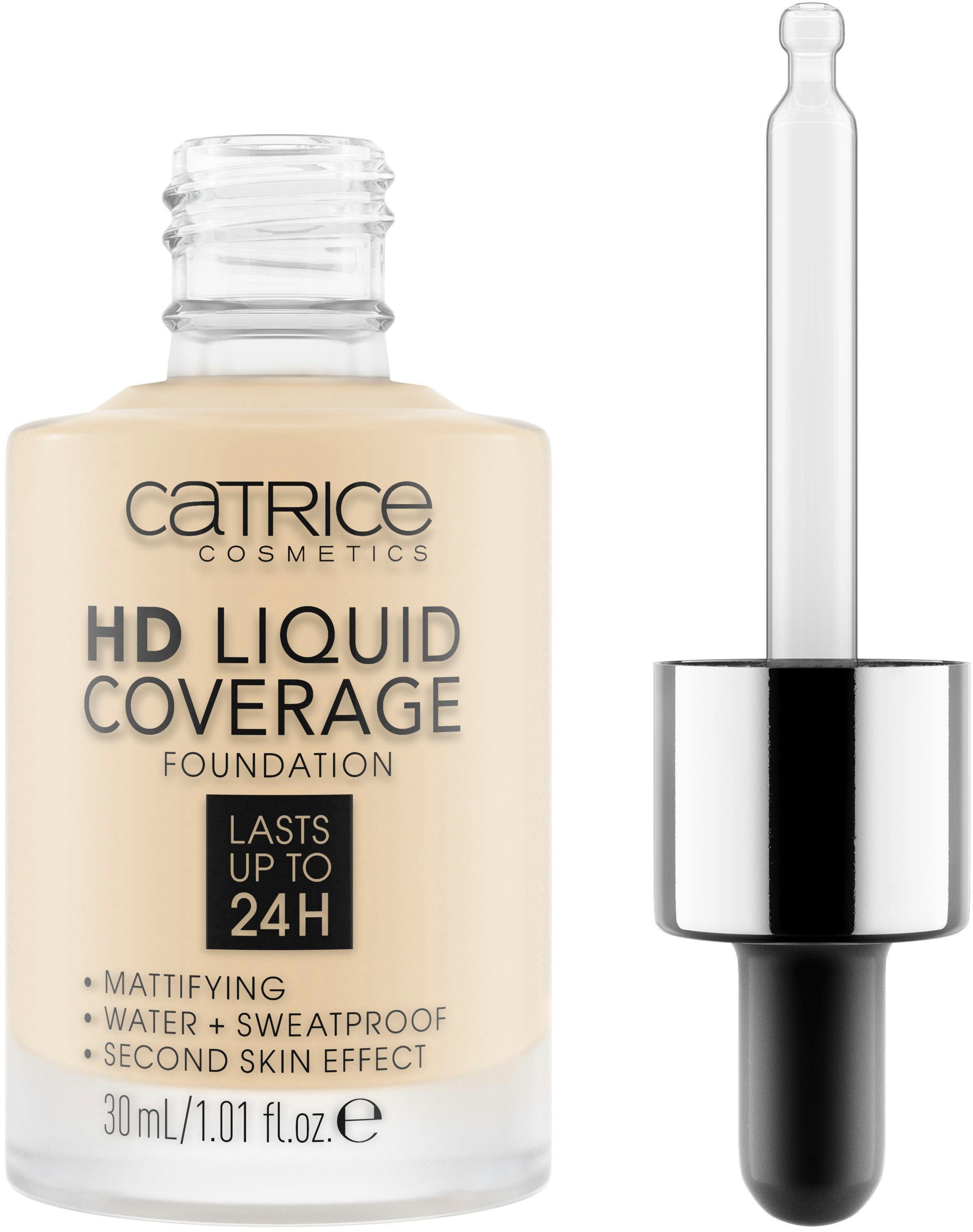 Catrice Foundation »HD Liquid Coverage Foundation«, mit leichter Textur