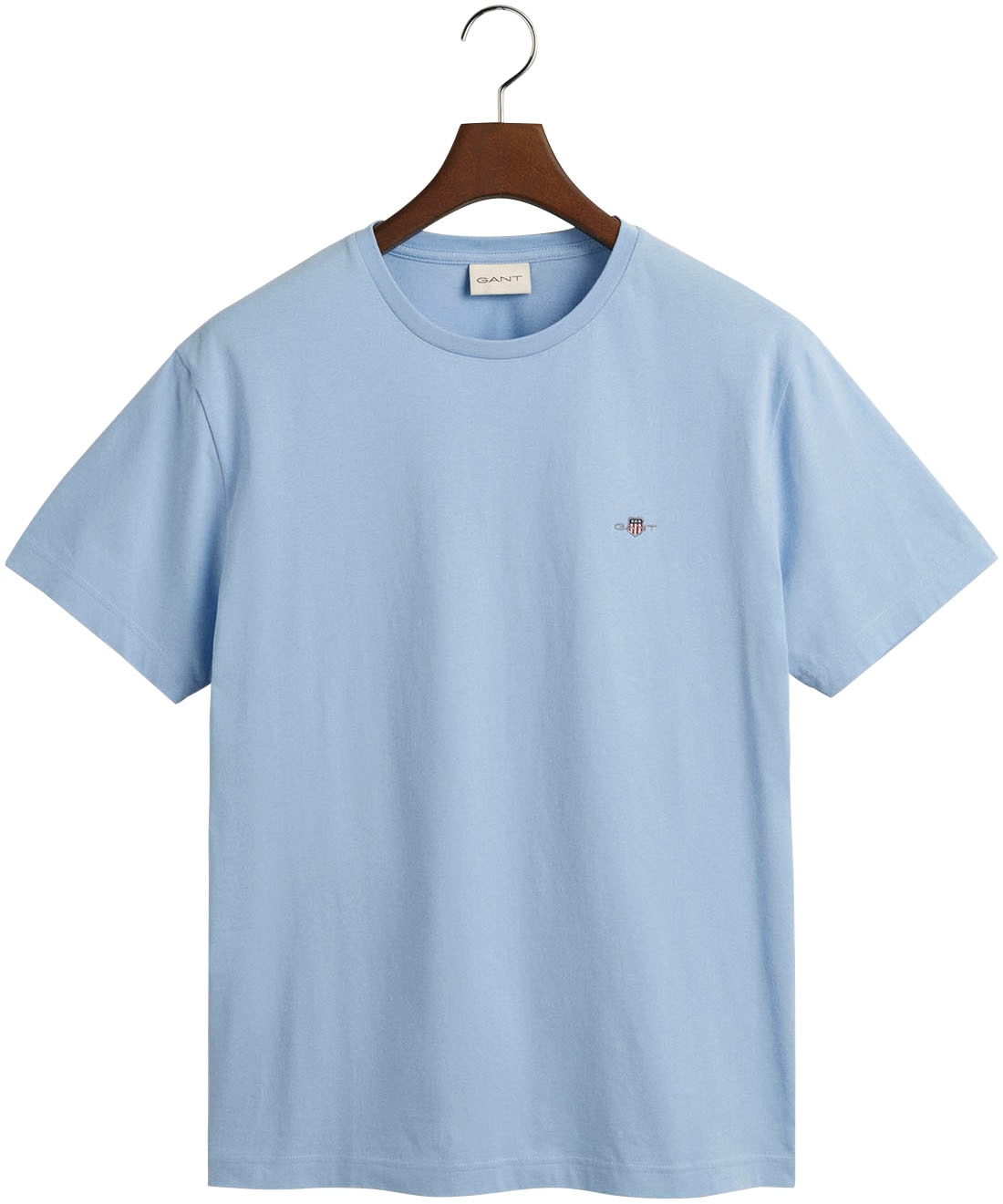 Gant T-Shirt »REG SHIELD SS T-SHIRT«, mit Logostickerei auf der Brust