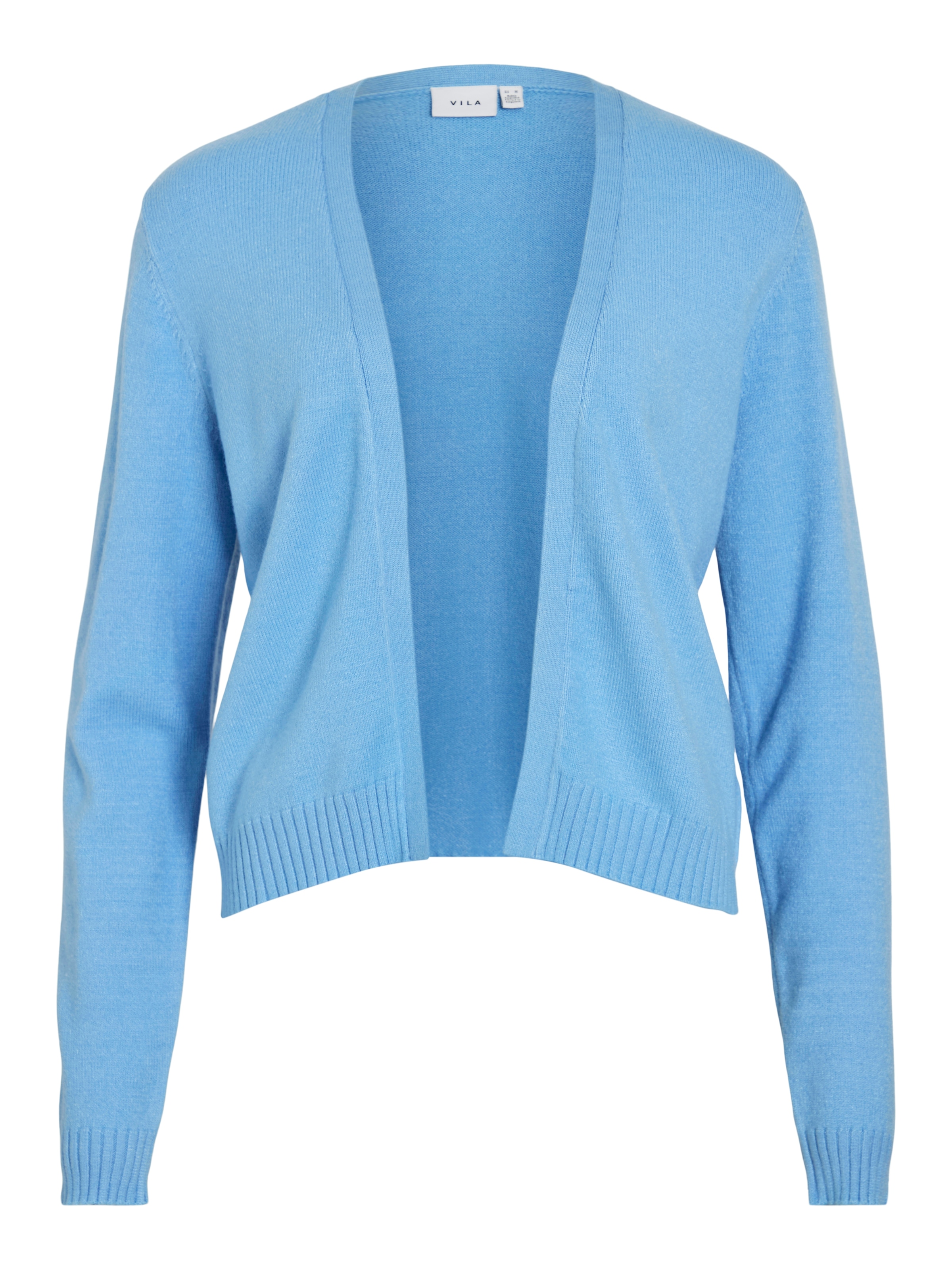 Vila Cardigan »VIRIL SHORT L/S KNIT CARDIGAN-NOOS« Materialmix, regular fit