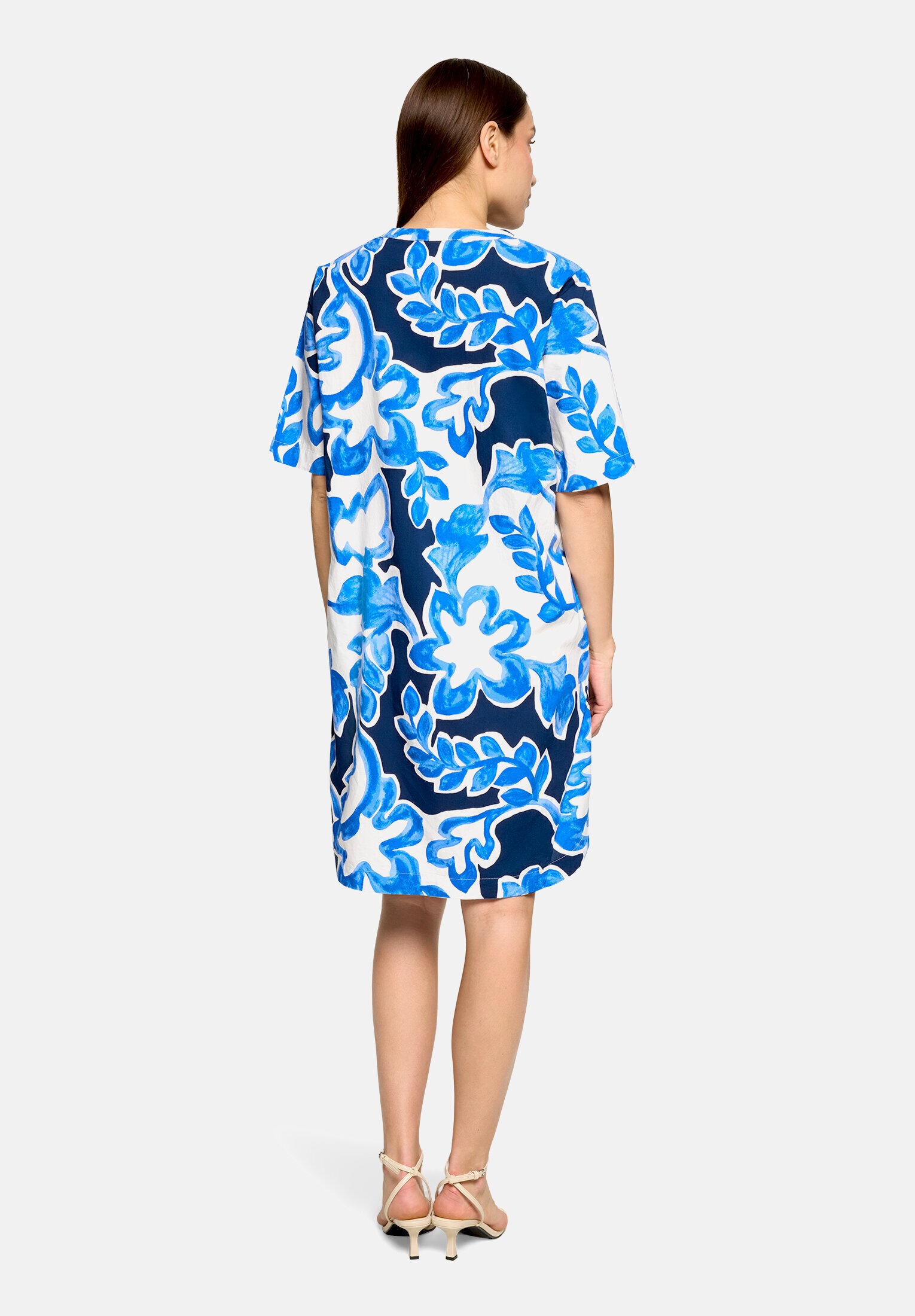 Betty&Co Hemdblusenkleid »Damen mit Print« Nahttasche