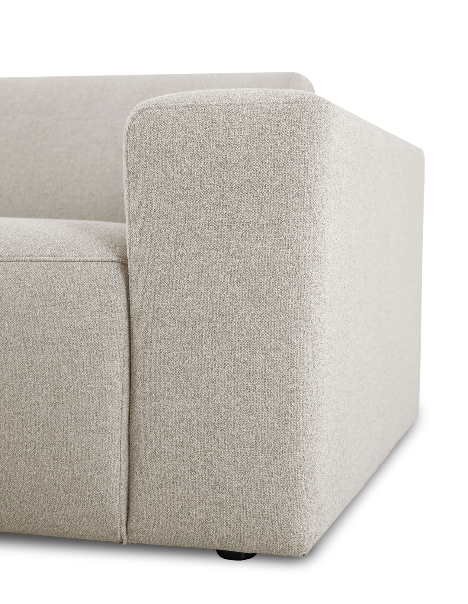 INOSIGN 3-Sitzer »Koa, 228 cm, Modulsofa in Webstoff, Cord«, Designsofa, weicher Lounge-Sitzkomfort, Welleunterfederung, bodentief