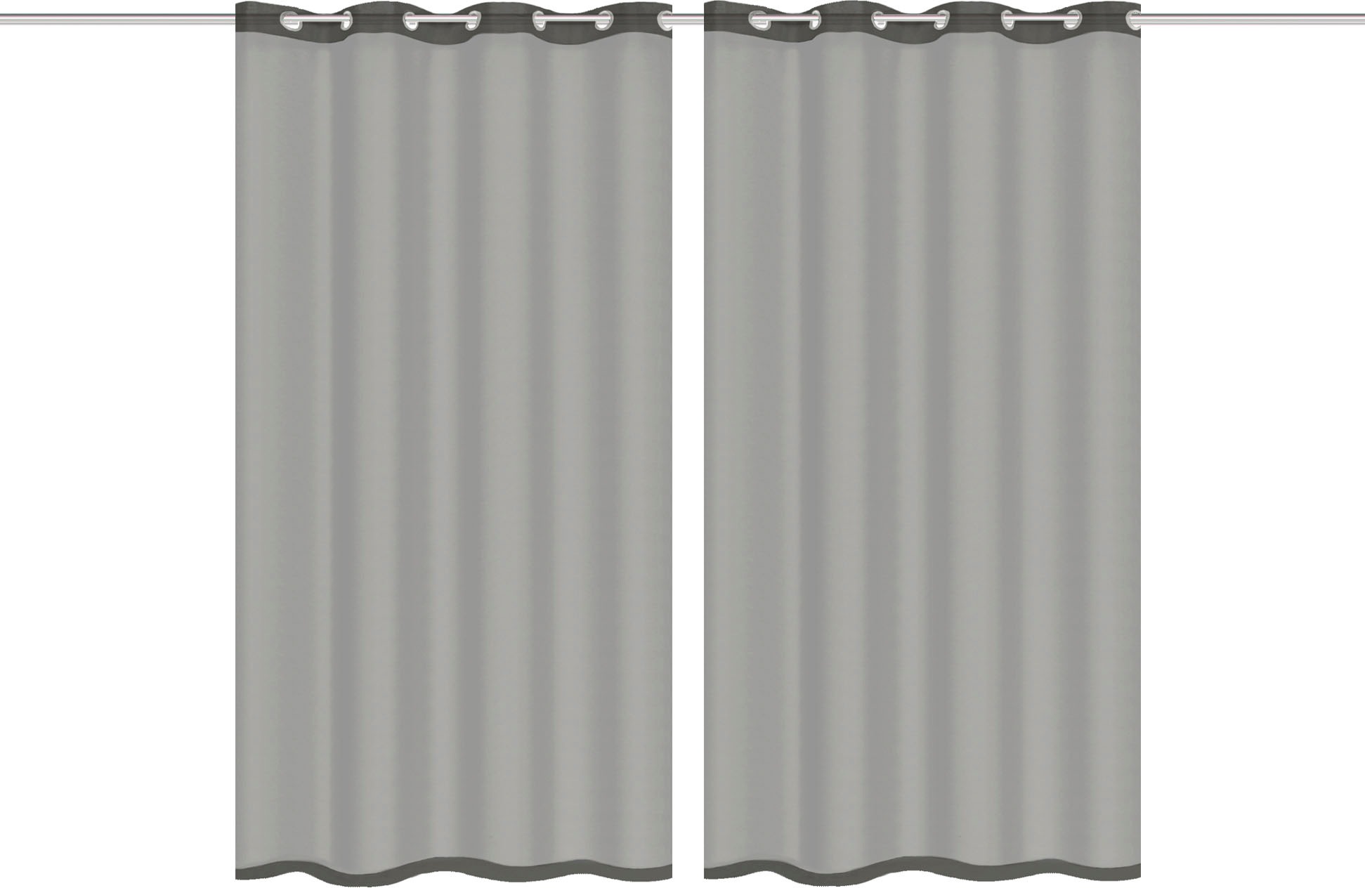 HOME WOHNIDEEN Gardine "DOLLY" Ösen 2 Stk. tlg. transparent günstig online kaufen