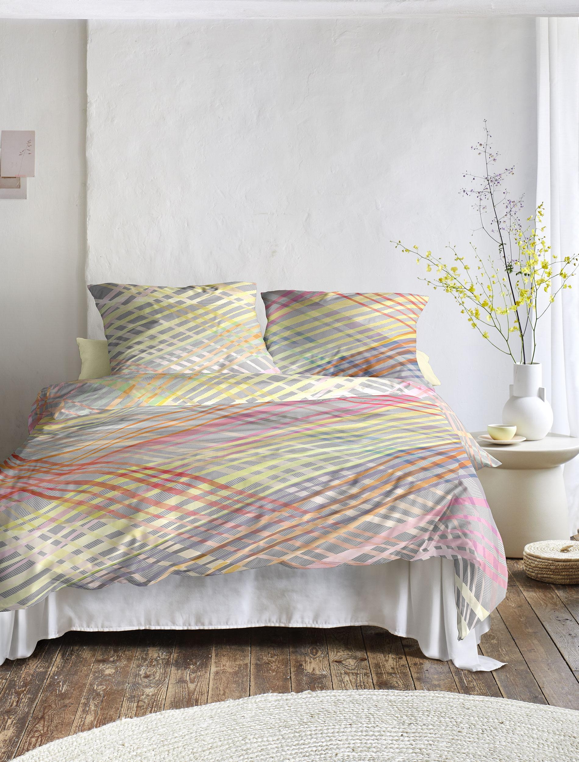 Irisette Bettwäsche "Wave 8593" 2 Stk. tlg. anschmiegsam und atmungsaktiv, günstig online kaufen