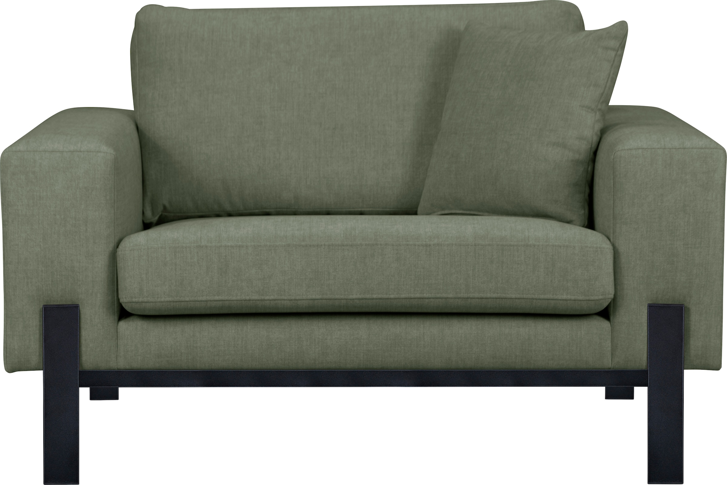 OTTO products Loveseat "Ennis Sessel Metallgestell", Verschiedene Bezugsqua günstig online kaufen