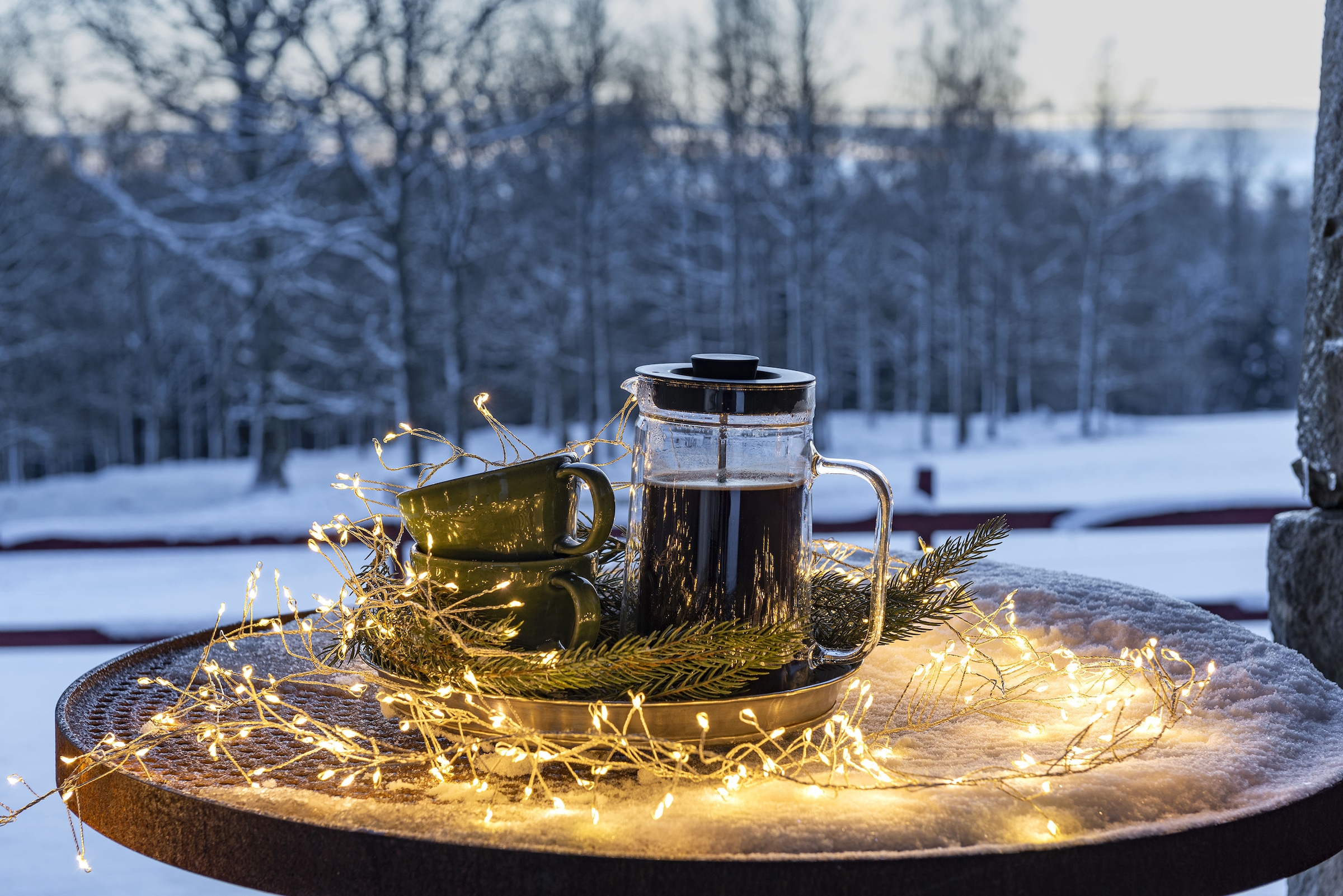 St.-flammig, BAUR kaufen »Weihnachtsdeko mit Micro LED-Lichterkette aussen«, LED 200 Cluster, Dioden Aufroller, KONSTSMIDE 200 | Büschellichterkette