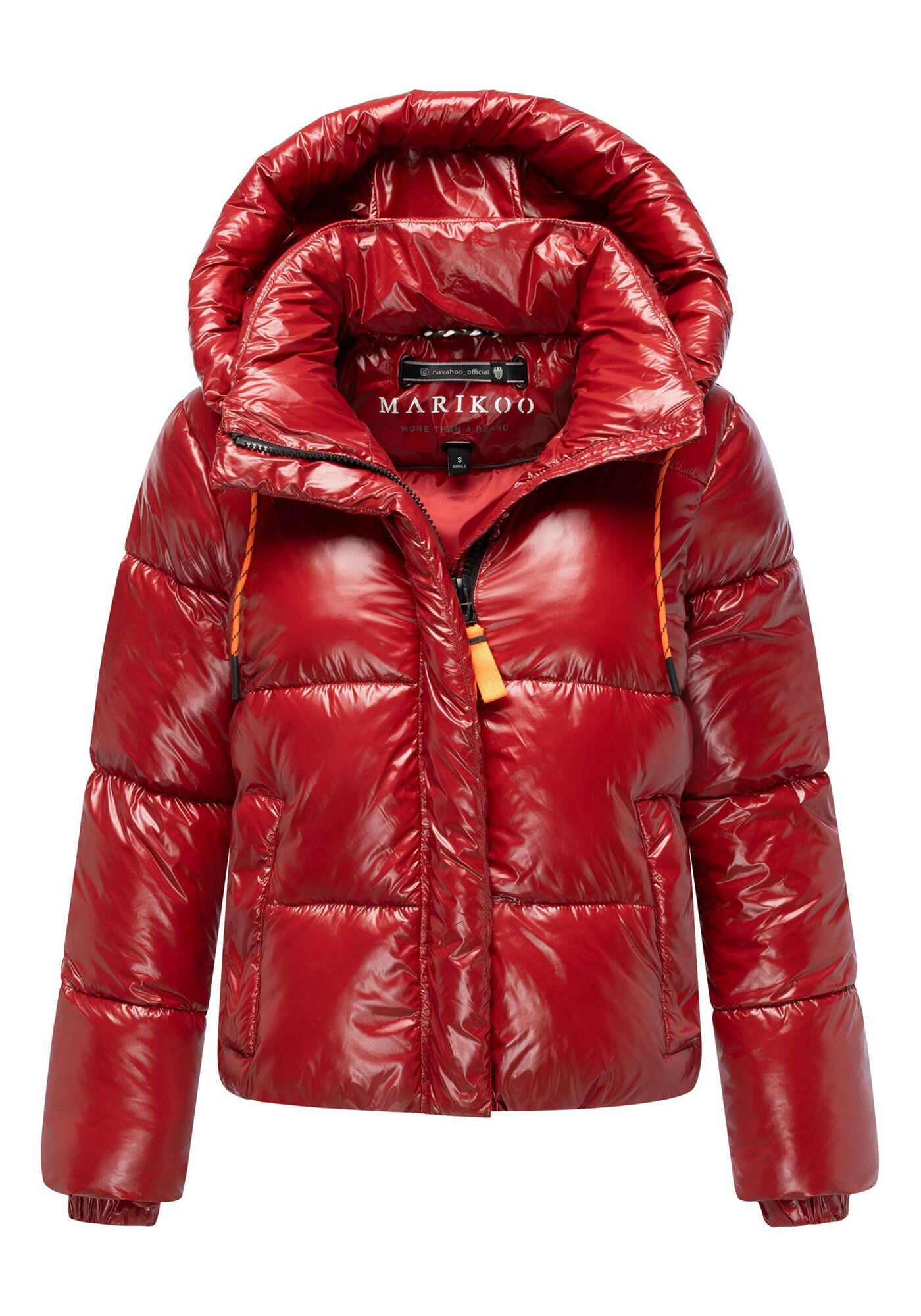 Marikoo Winterjacke »Skyraa«, Leicht glänzendes Obermaterial mit moderner Steppung