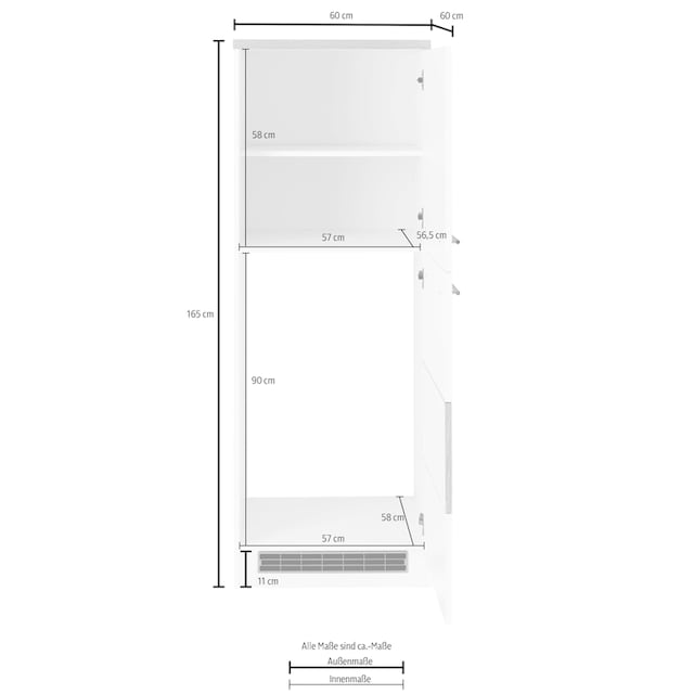 HELD MÖBEL Kühlumbauschrank »Trient«, 60 cm breit bestellen | BAUR