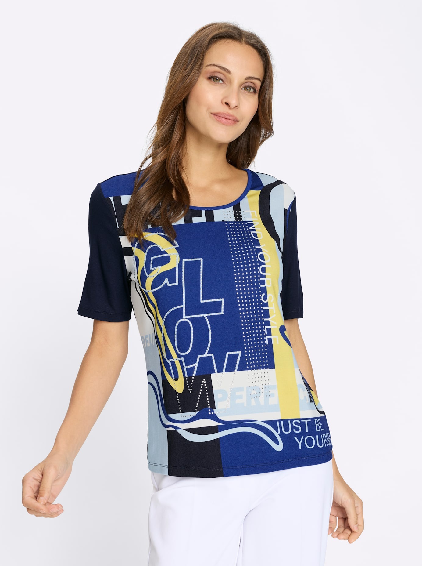 Inspirationen Rundhalsshirt "Kurzarm-Shirt" 1 tlg. günstig online kaufen