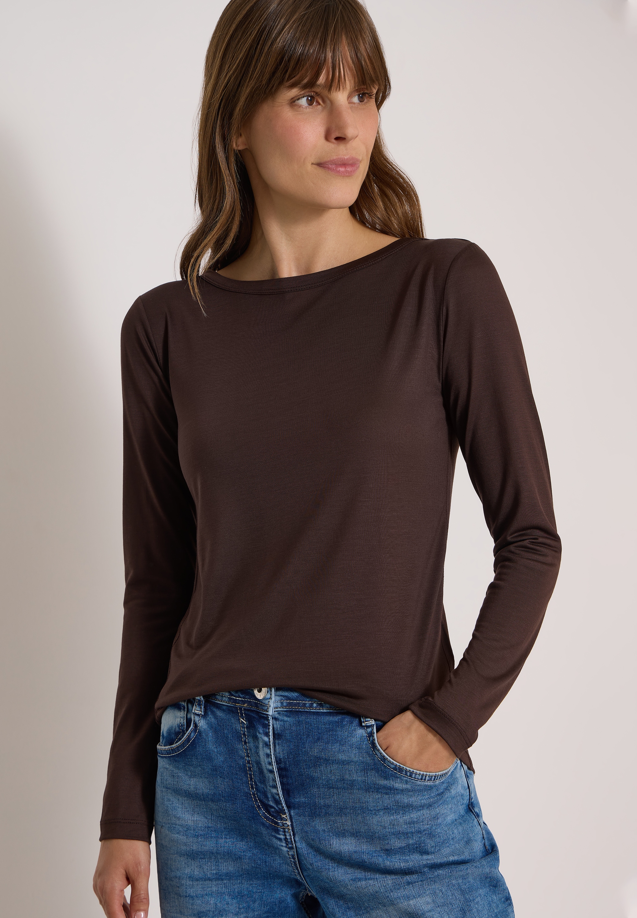 Cecil Langarmshirt im Basic-Style