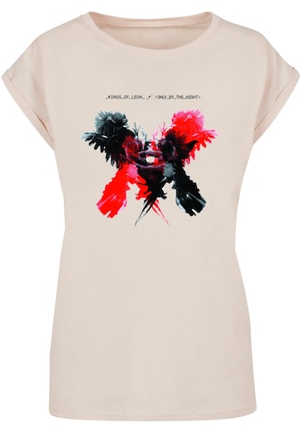 T-Shirt »Merchcode Damen Ladies Kings Of Leon - OBTN cover T-Shirt«, (1 tlg.)