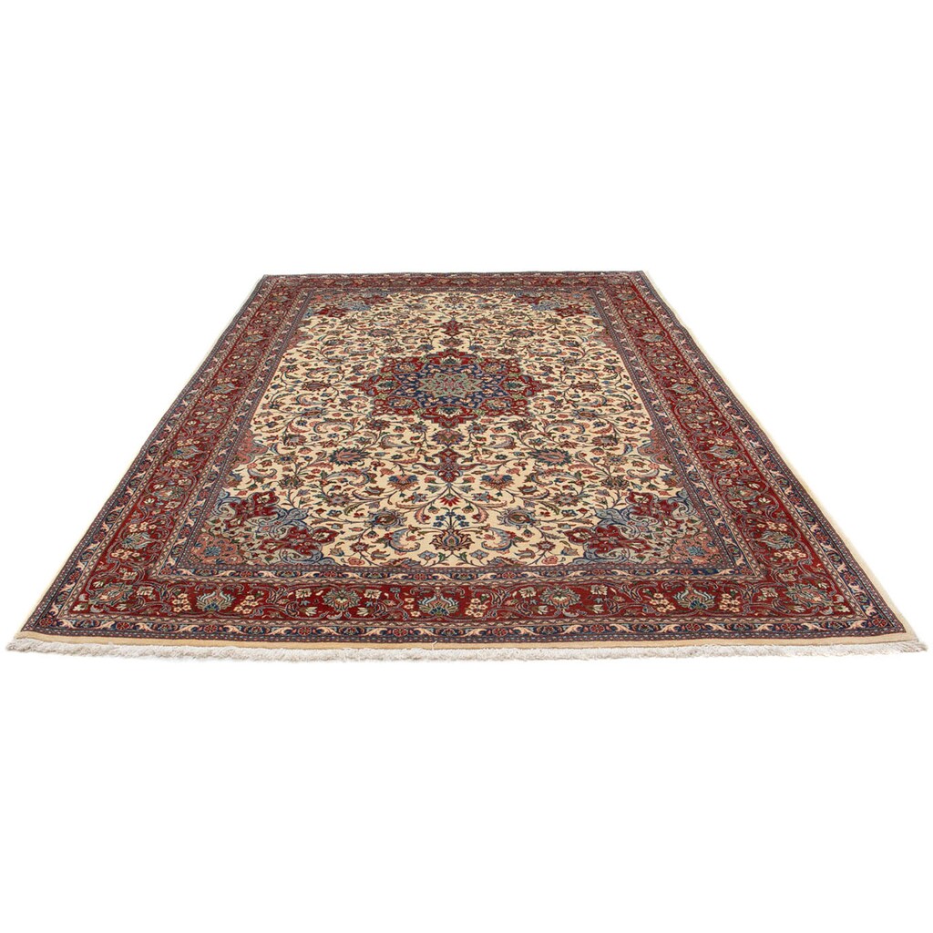 Wohnen Teppiche morgenland Wollteppich »Golpayegan Medaillon Beige 303 x 208 cm«, rechteckig, 1 mm Höhe, Unikat mit Zertifikat b Wohnen Teppiche morgenland Wollteppich »Golpayegan Medaillon Beige 303 x 208 cm«, rechteckig, 1 mm Höhe, Unikat mit Zertifikat b